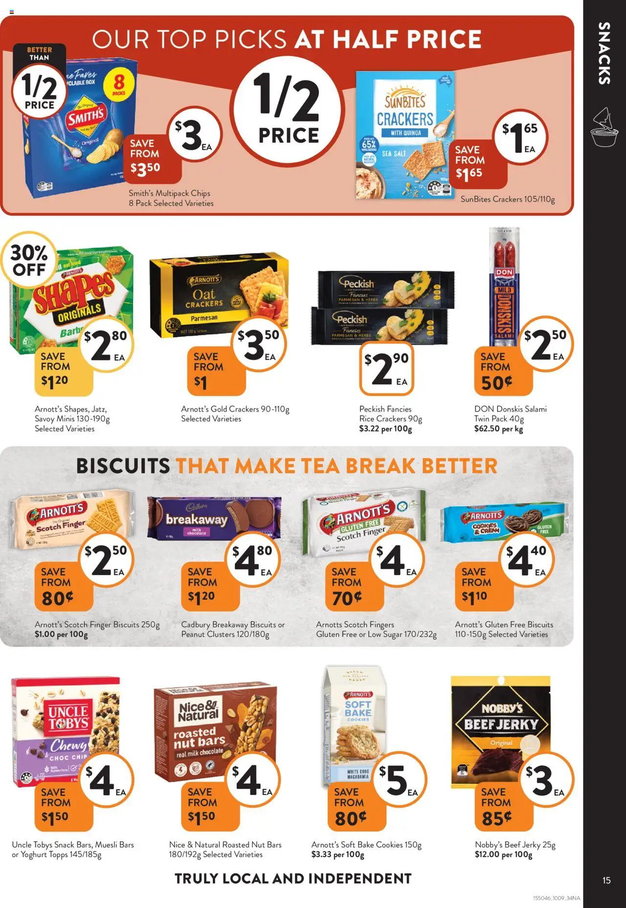 Foodworks catalogue - valid from 10.09.2025 | Page: 15 | Products: Box, Crackers, Chocolate, Scotch