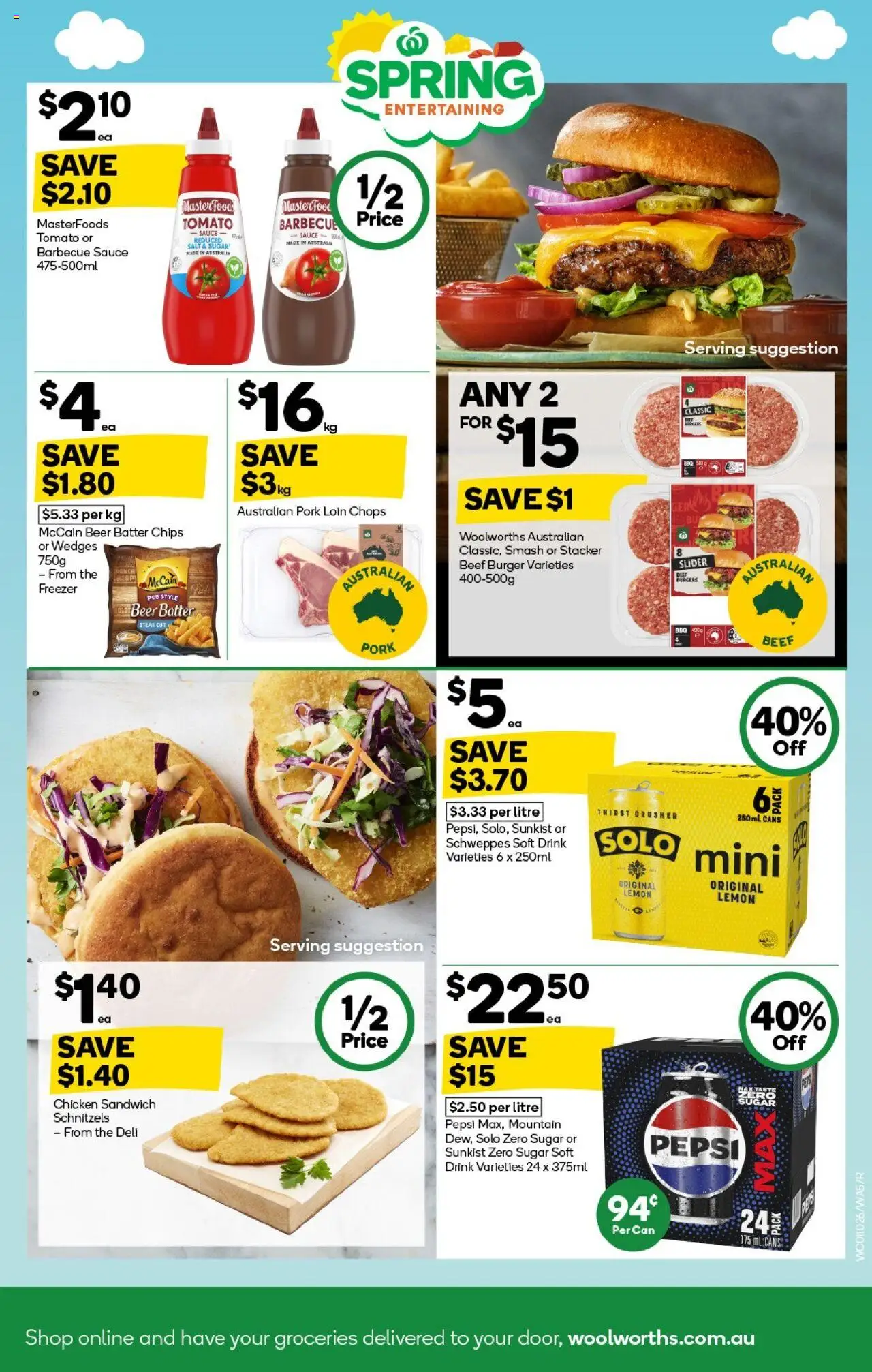 Woolworths catalogue - valid from 01.10.2025 | Page: 5 | Products: Pepsi, Sauce, Salt, Lemon