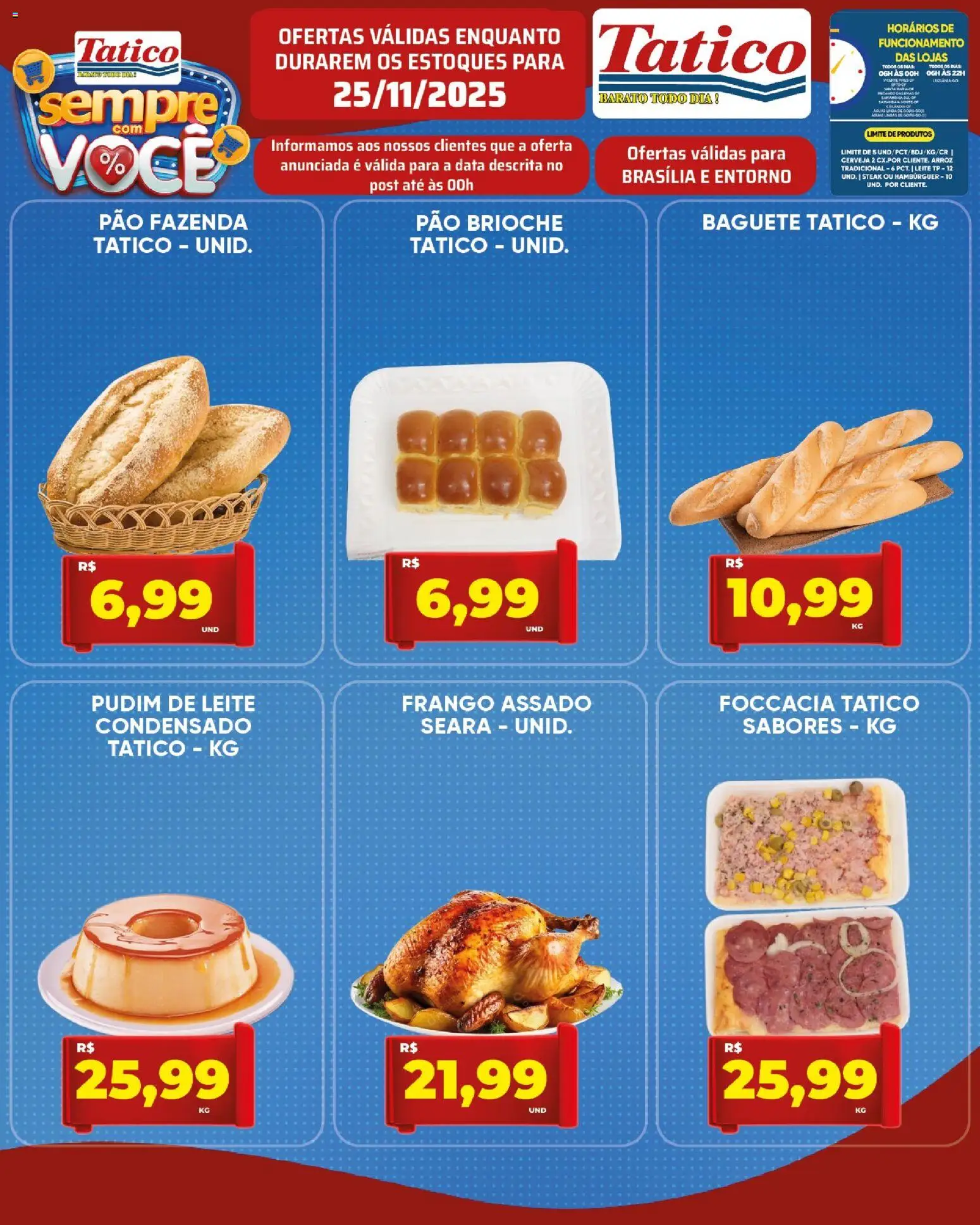 Tatico Folheto - válido de 25.11.2025 | Página: 12 | Produtos: Cerveja, Arroz, Hambúrguer, Frango