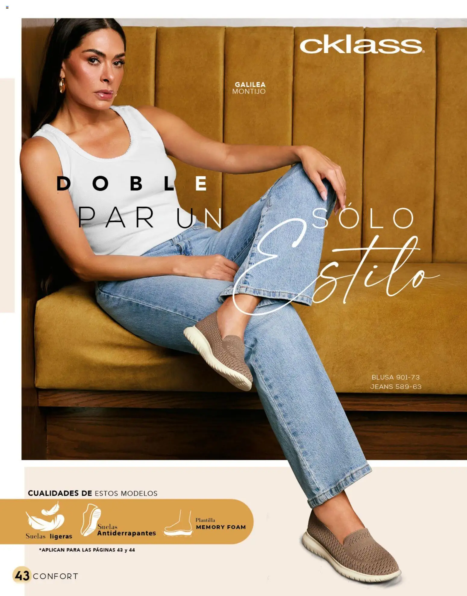 Nuevas ofertas de Cklass válidas en toda la República Mexicana desde el 02.01.2026. ¡Encuentra las mejores ofertas en Cklass catálogo Confort! | Página: 44 | Productos: Blusa