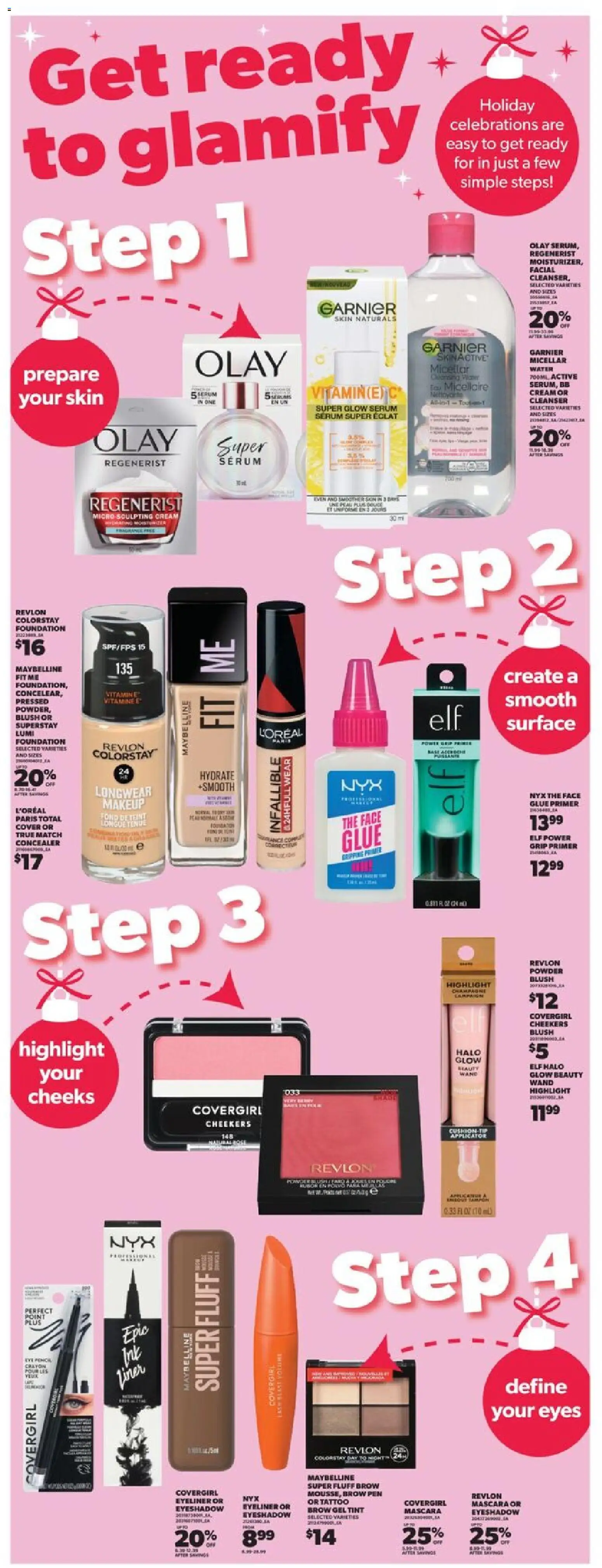 Real Canadian Superstore flyer valid from 04.12.2025 | Page: 29 | Products: Cream, Concealer, Powder, Eyeliner