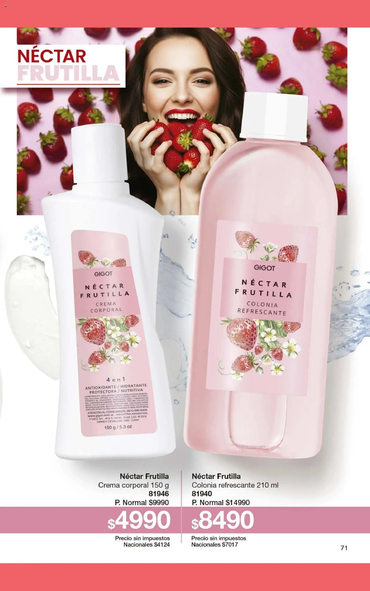 Gigot - CAMPAÑA 05 │ válido desde el 28.02.2026 | Página: 83 | Productos: Frutilla, Crema