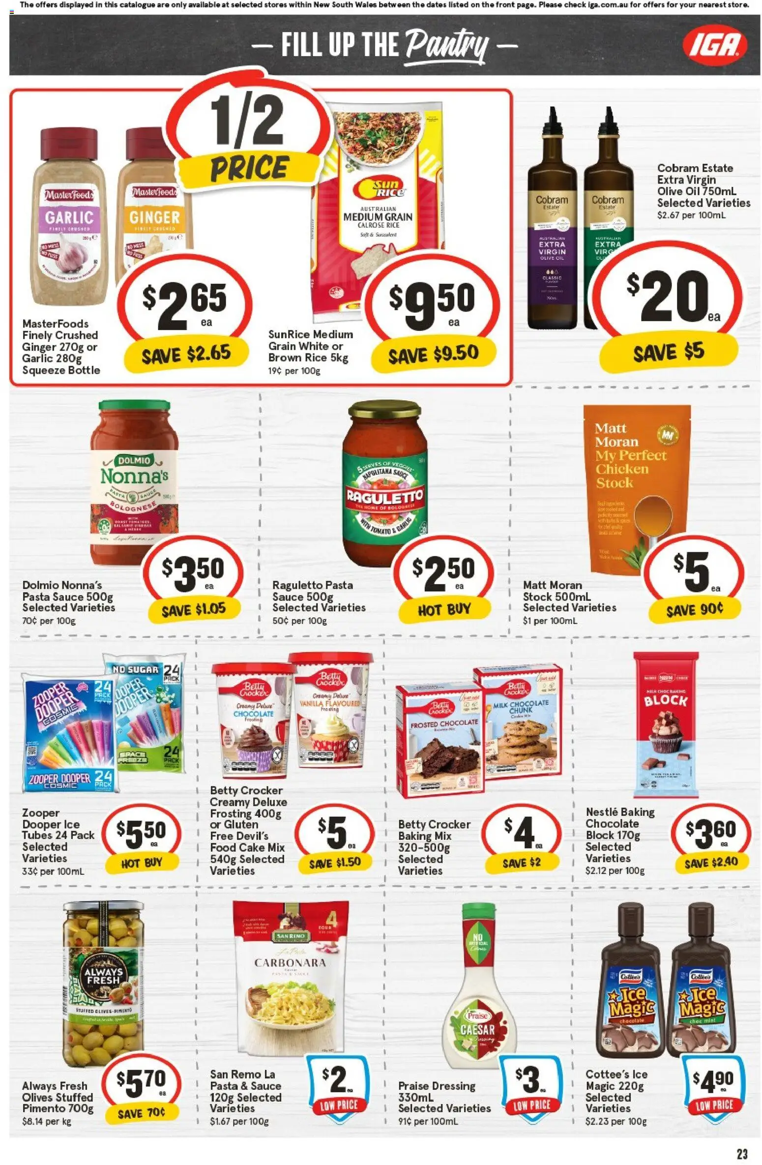 IGA catalogue - valid from 29.10.2025 | Page: 22 | Products: Oil, Chicken, Olive oil, Sauce