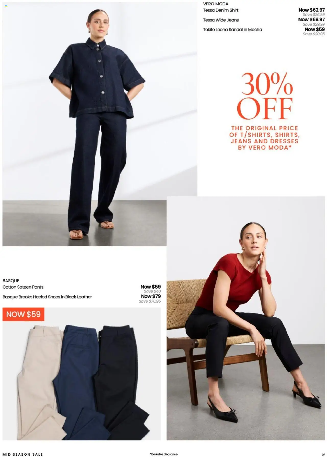 Myer catalogue - valid from 10.09.2025 | Page: 7 | Products: Denim, Shirt, Pants, Jeans