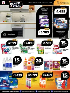 Vista previa Vital ofertas válido desde el 24.11.2025 | Página: 8 | Productos: Repelente, Papel higiénico, Cocina, Servilletas