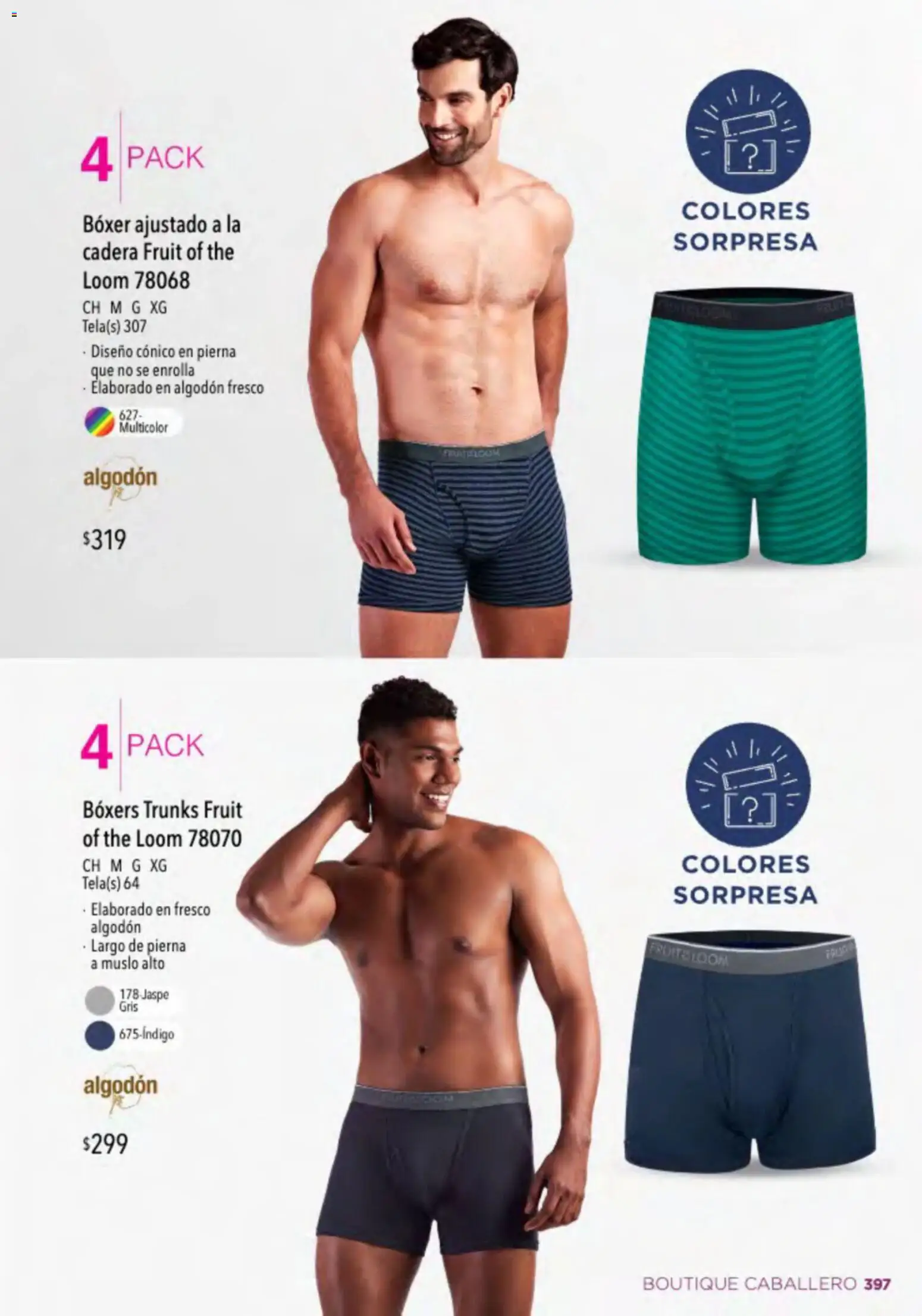 Nuevas ofertas de Ilusión válidas en toda la República Mexicana desde el 01.03.2026. ¡Encuentra las mejores ofertas en Ilusión catálogo Primavera! | Página: 399 | Productos: Boxers, Algodón