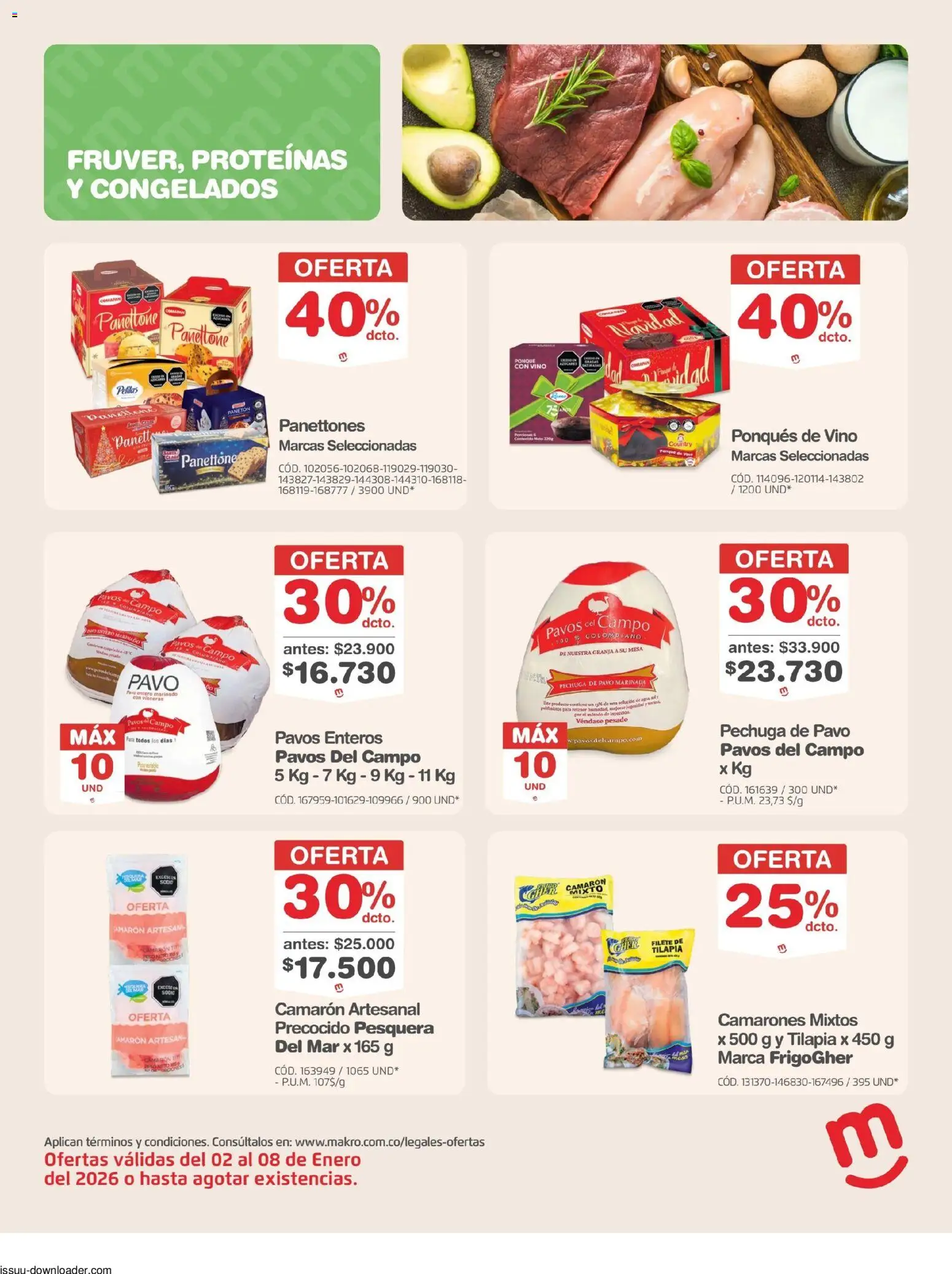 Makro revista - valida desde el 02.01.2026 | Página: 4 | Productos: Ducha Bidet, Mesa, Vino