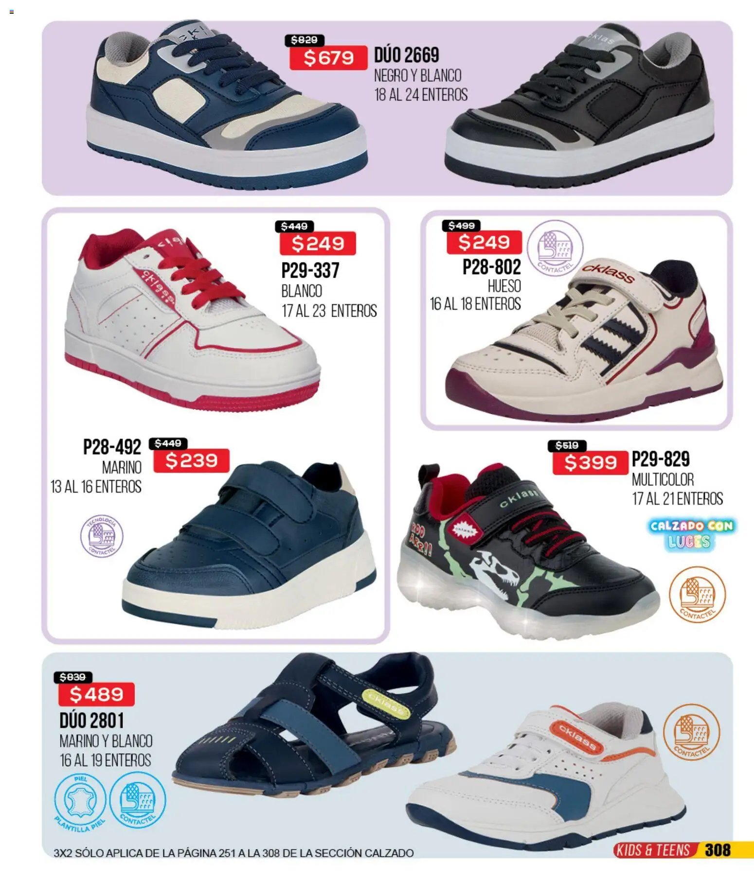 Nuevas ofertas de Cklass válidas en toda la República Mexicana desde el 12.01.2026. ¡Encuentra las mejores ofertas en Cklass catálogo Mega Ofertas Calzado! | Página: 309