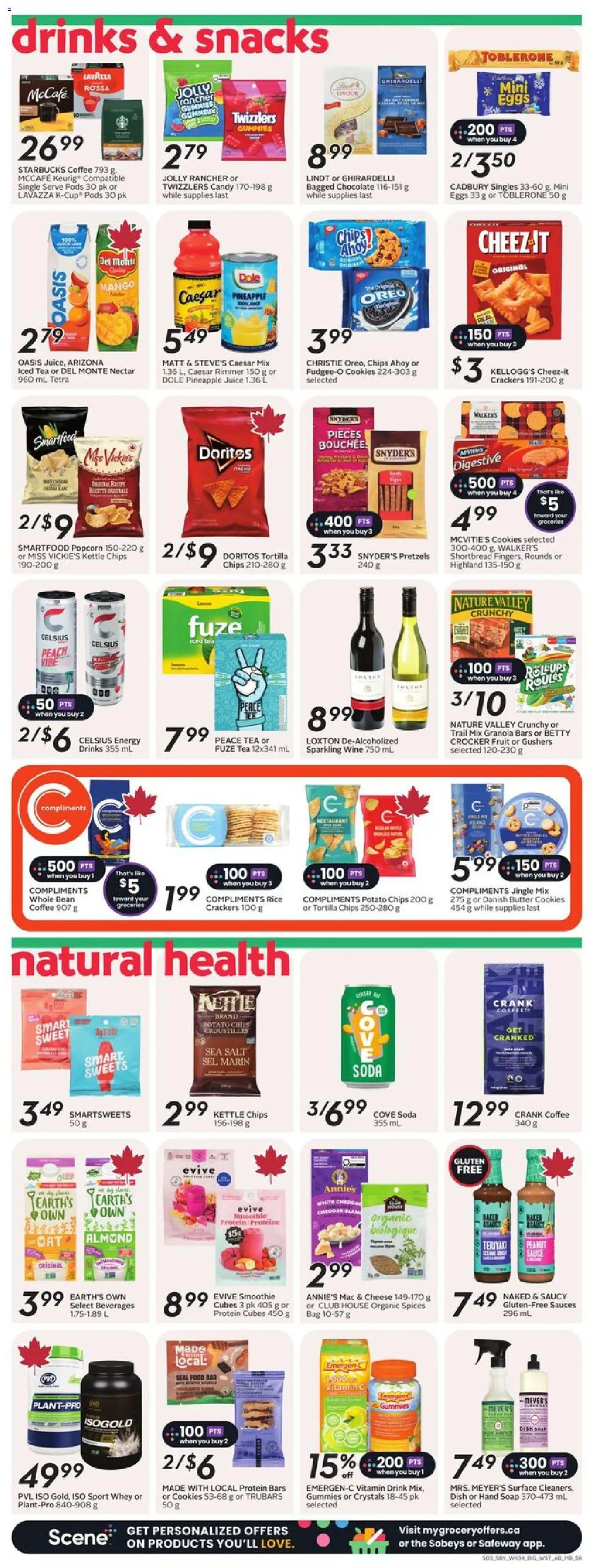 Sobeys flyer valid from 18.12.2025 | Page: 11 | Products: Rice, Chips, Kettle, Wine