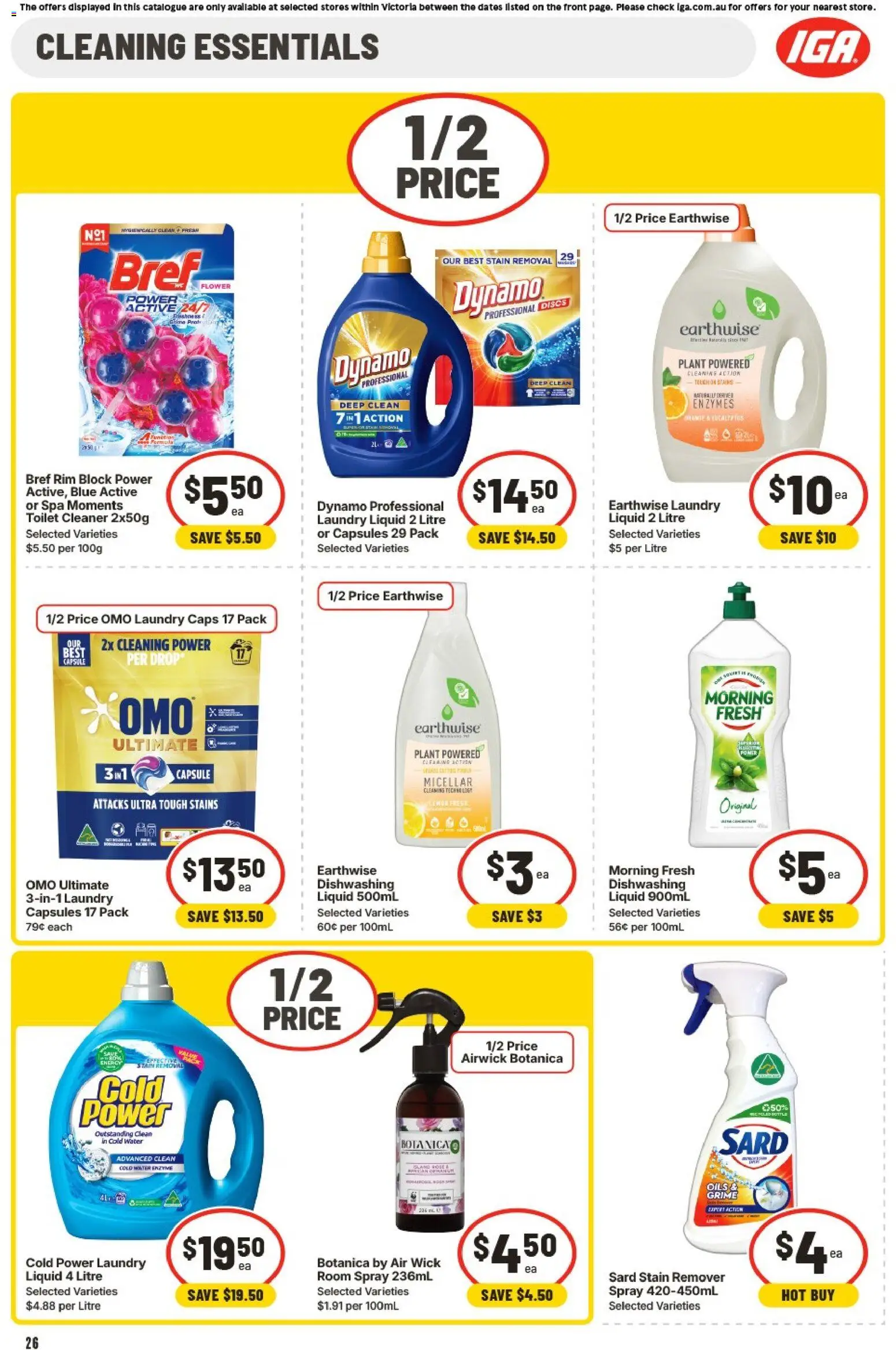IGA catalogue - valid from 24.12.2025 | Page: 29 | Products: Toilet, Plant, Stain remover, Laundry