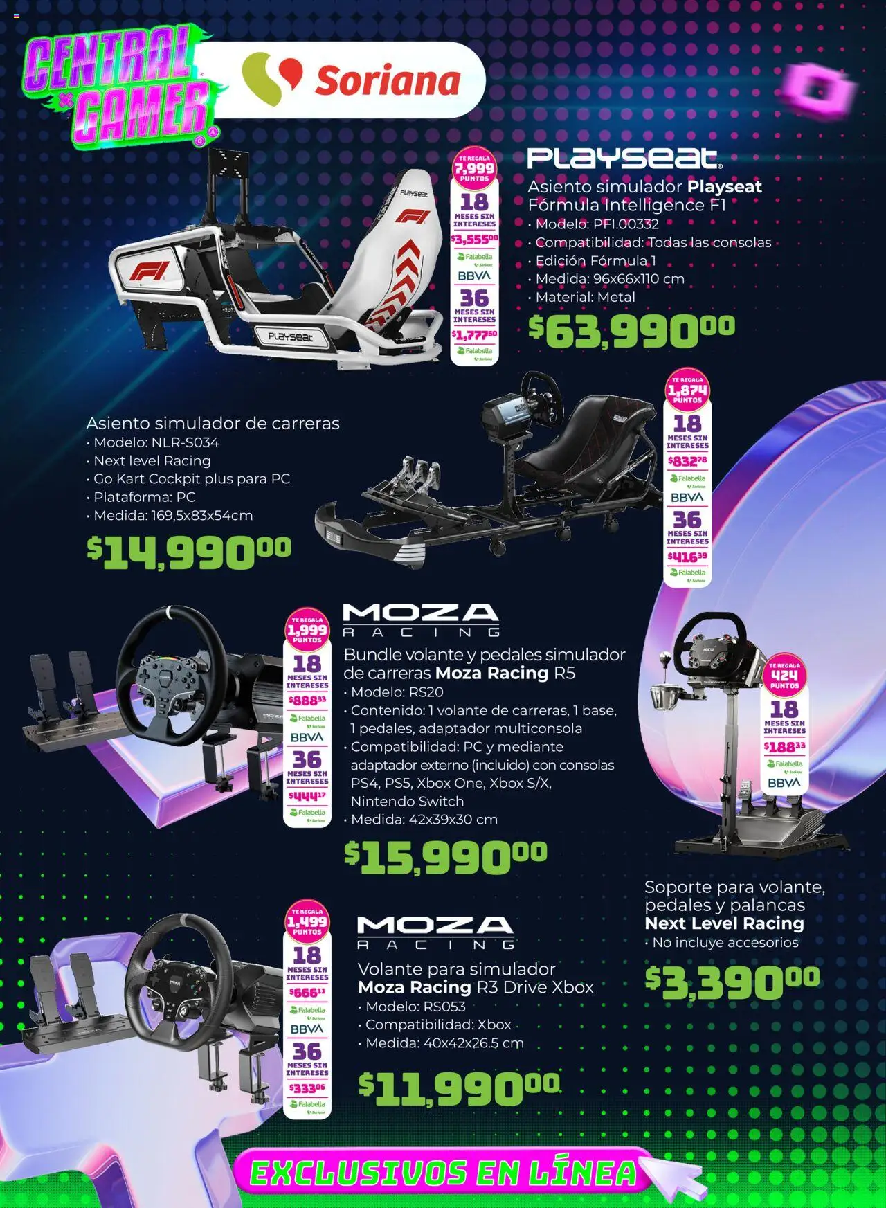 Nuevas ofertas de Soriana válidas en toda la República Mexicana desde el 15.08.2025. ¡Encuentra las mejores ofertas en Soriana - Central Gamer Exclusivo en línea! | Página: 5 | Productos: Adaptador, Té, Xbox