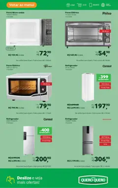 Lojas Quero-Quero Folheto - válido de 15.07.2025 | Página: 25 | Produtos: Forno, Refrigerador, Forno elétrico, Microondas