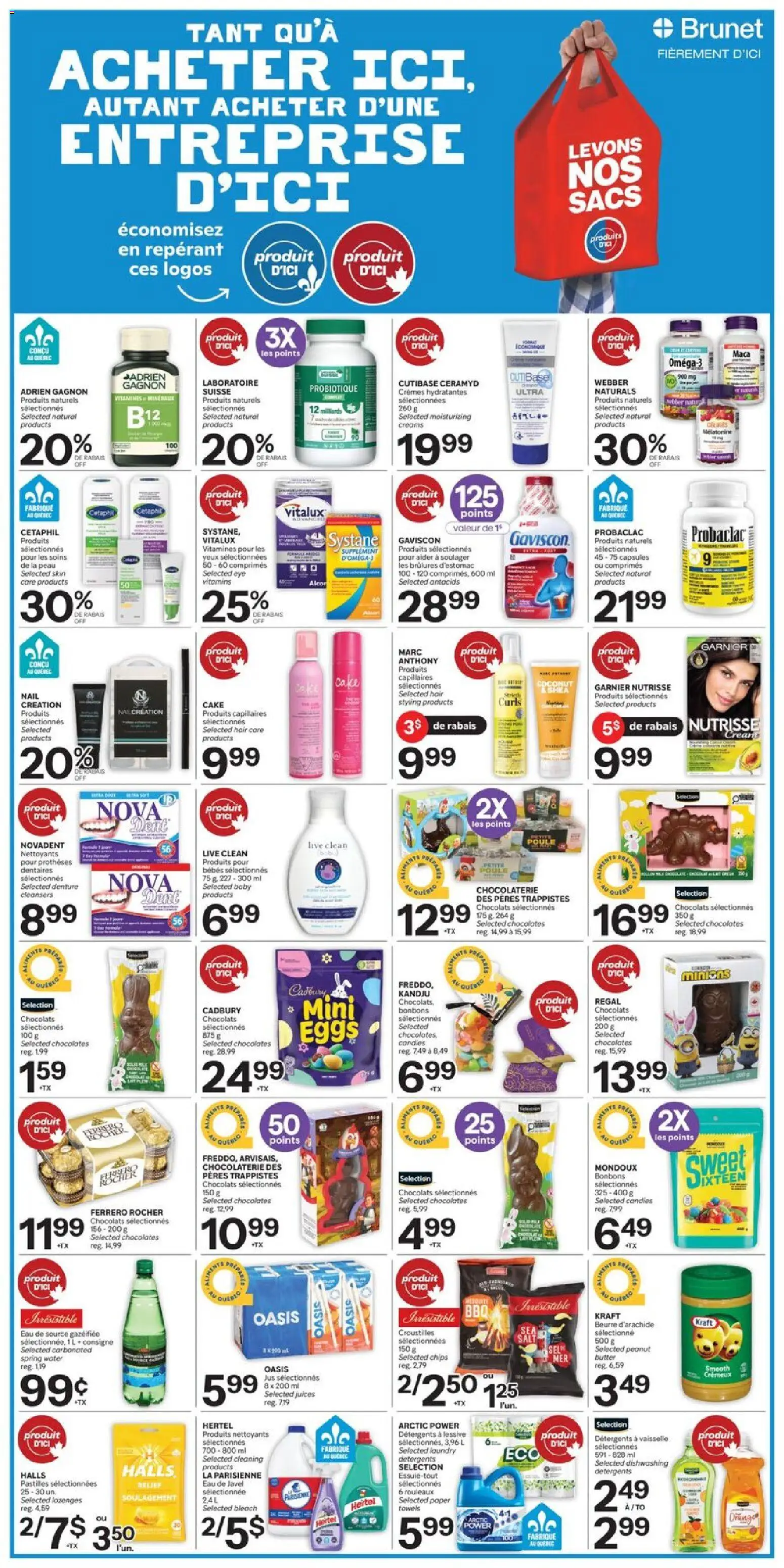 Brunet flyer valid from 05.03.2026 | Page: 9 | Products: Candies, Chips, Butter, Eggs