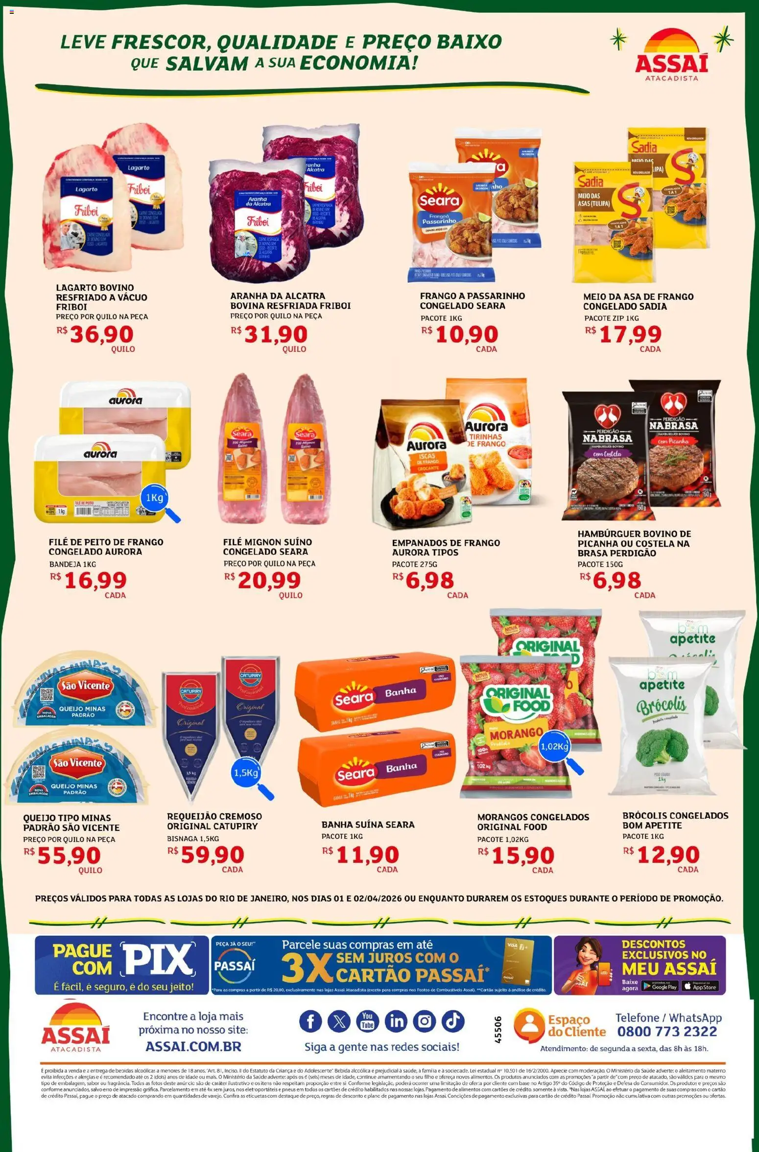 Assaí Atacadista Folheto - válido de 01.04.2026 | Página: 2