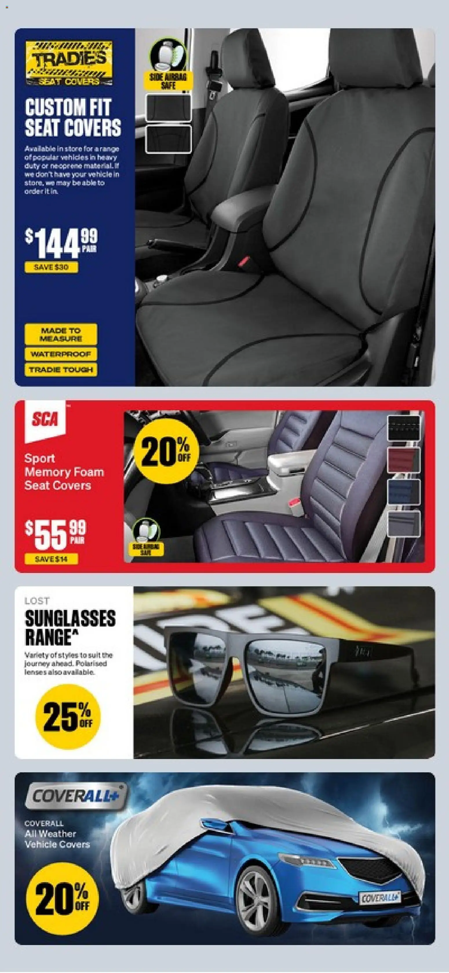 Supercheap Auto catalogue - valid from 22.04.2026 | Page: 10 | Products: Sunglasses, Suit, Safe