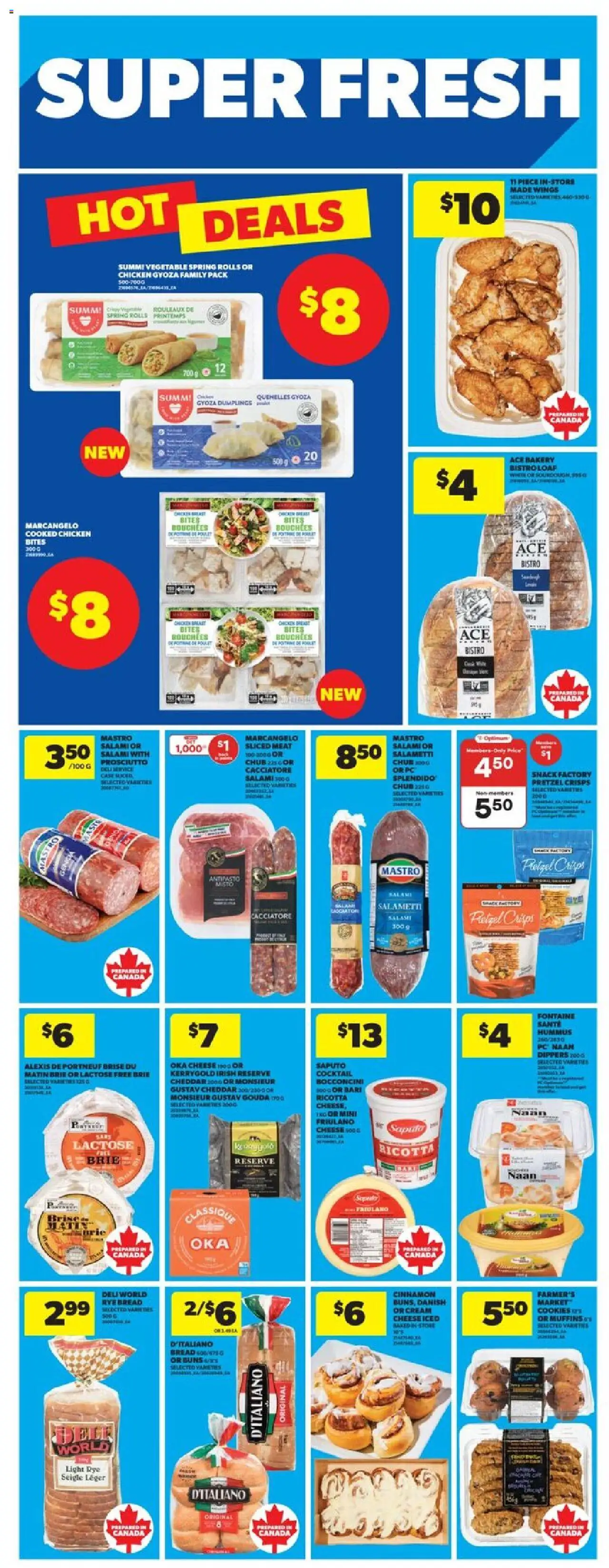 Real Canadian Superstore flyer valid from 11.09.2025 | Page: 15 | Products: Cookies, PC, Cheese, Salami