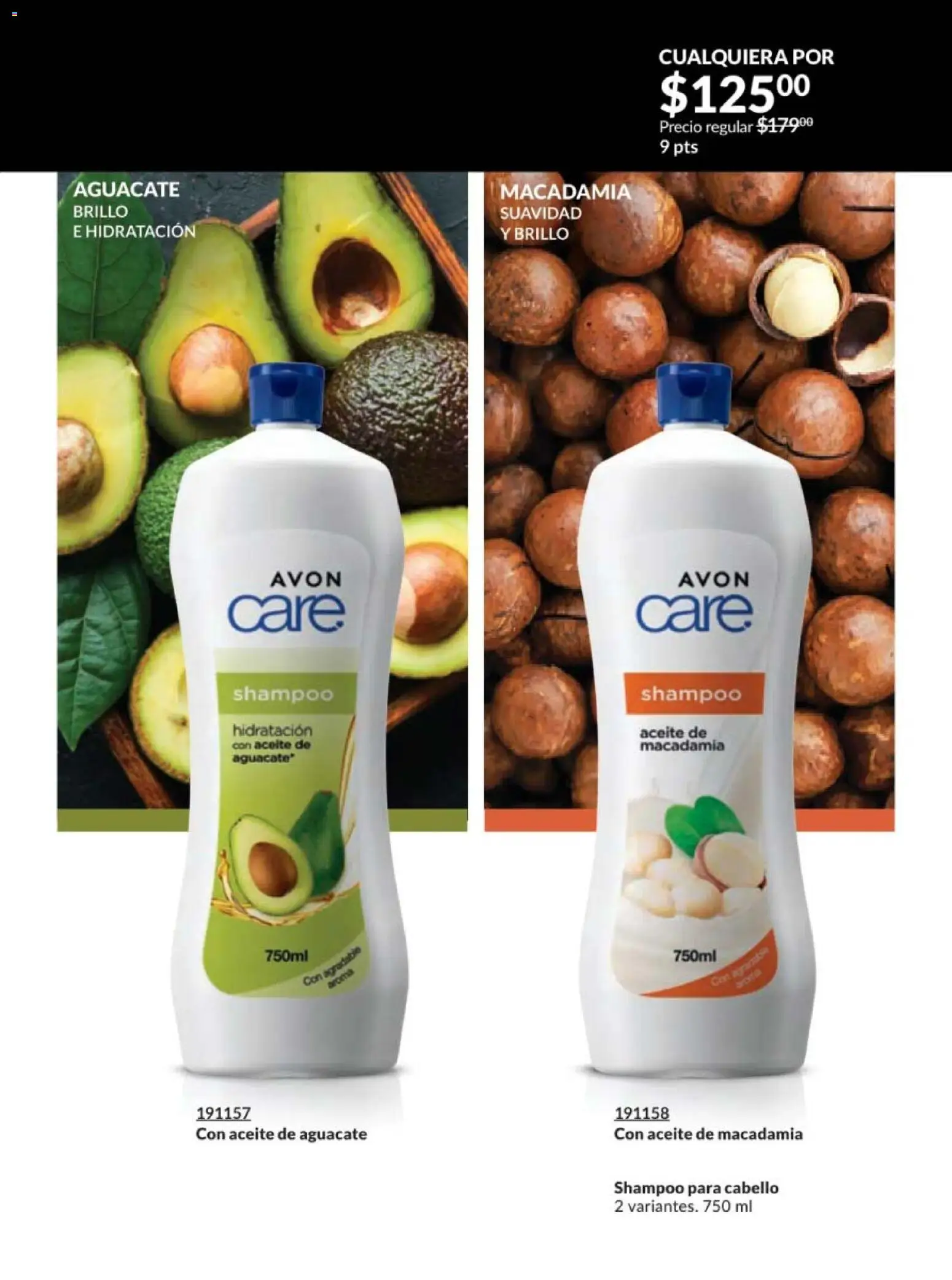 Nuevas ofertas de AVON válidas en toda la República Mexicana desde el 10.01.2026. ¡Encuentra las mejores ofertas en AVON campaña 2 2026! | Página: 185 | Productos: Brillo, Aceite, Aguacate