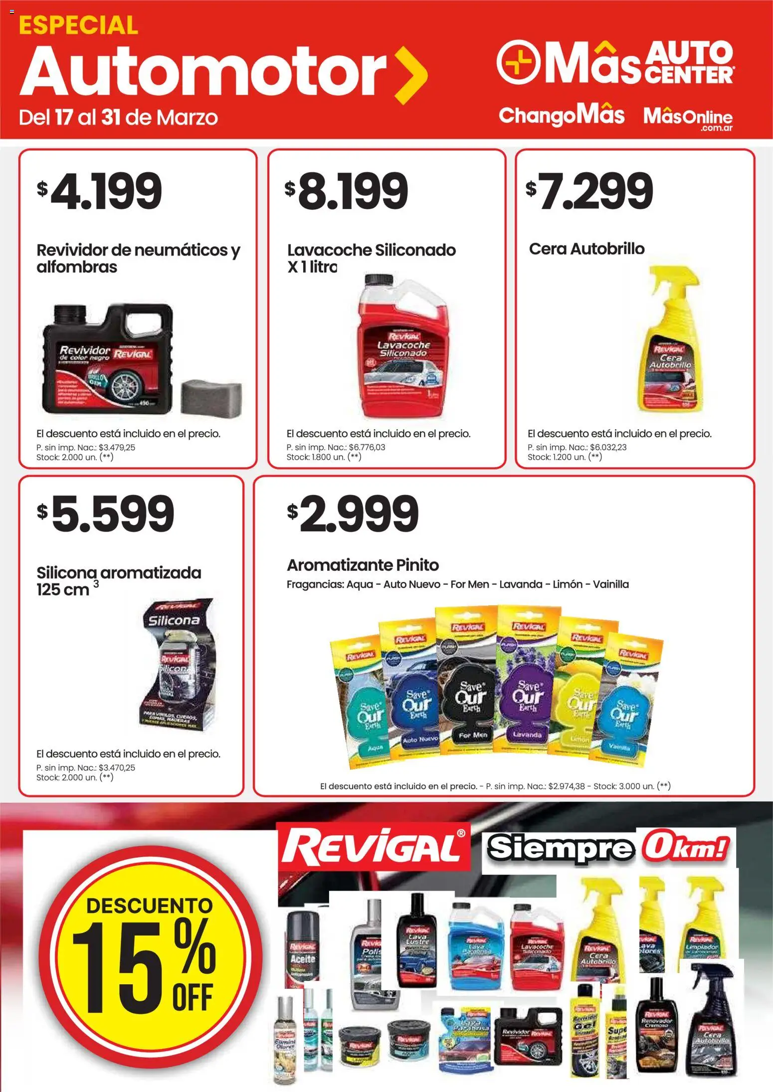 Changomas Folleto Automotor │ válido desde el 25.03.2026 | Página: 5 | Productos: Neumáticos, Aceite, Limón, Limpiador