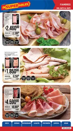 Vista previa La Anonima catálogo válido desde el 20.11.2025 | Página: 4 | Productos: Jamón crudo, Mortadela, Jamón