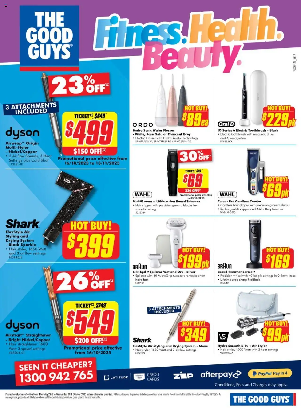 The Good Guys catalogue - valid from 22.10.2025 | Page: 14 | Products: Battery, Epilator, Hair straightener, Electric toothbrush