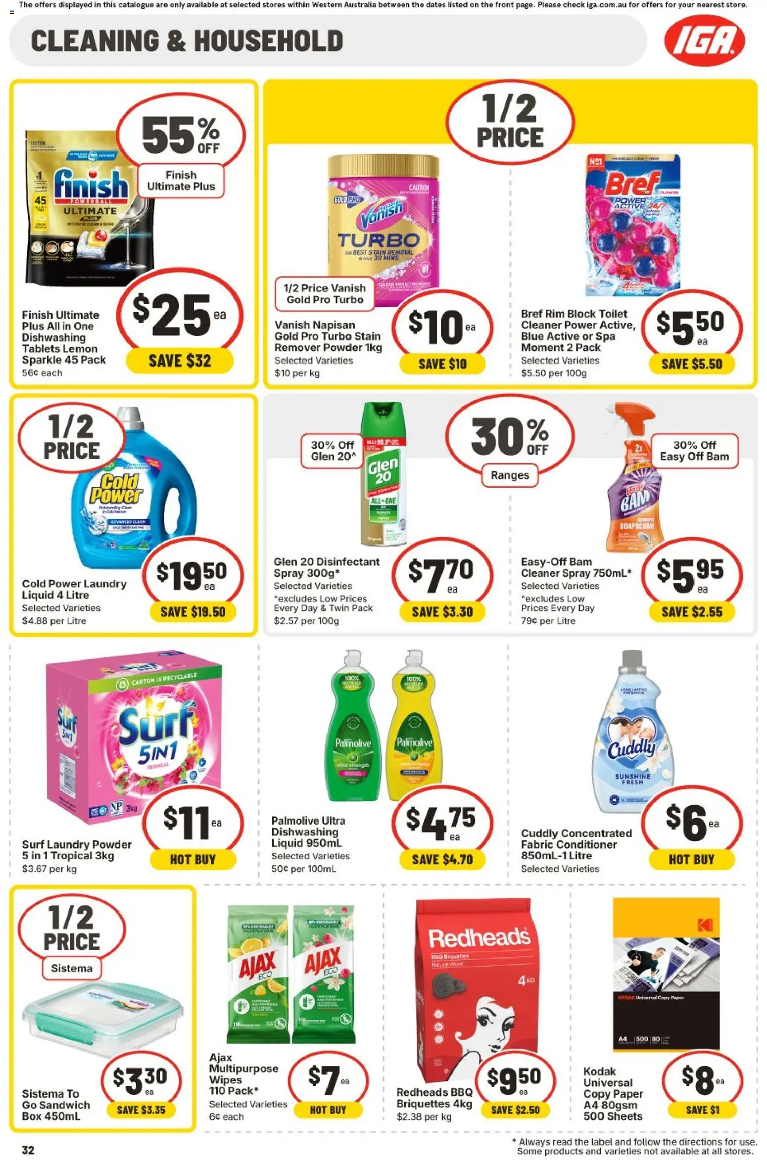 IGA catalogue - valid from 07.01.2026 | Page: 35 | Products: Cleaner, Conditioner, Laundry, Multipurpose