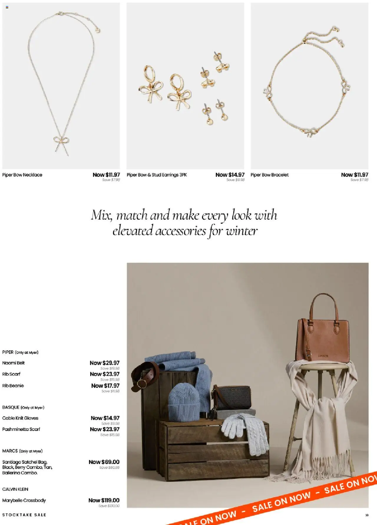 Myer catalogue - valid from 27.05.2025 | Page: 10 | Products: Bracelet, Crossbody, Cable, Bag