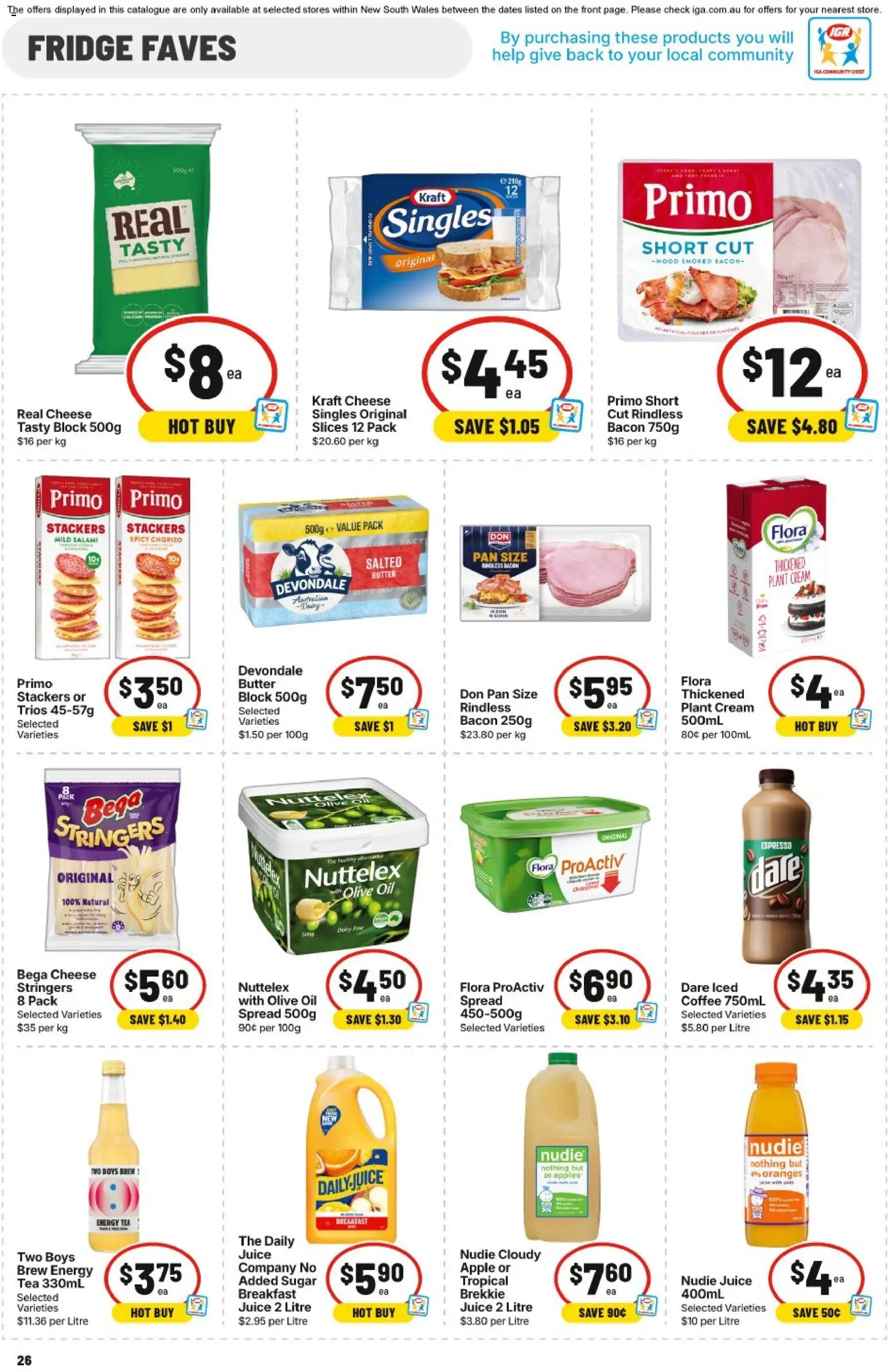 IGA catalogue - valid from 11.03.2026 | Page: 25 | Products: Salami, Juice, Apples, Tea