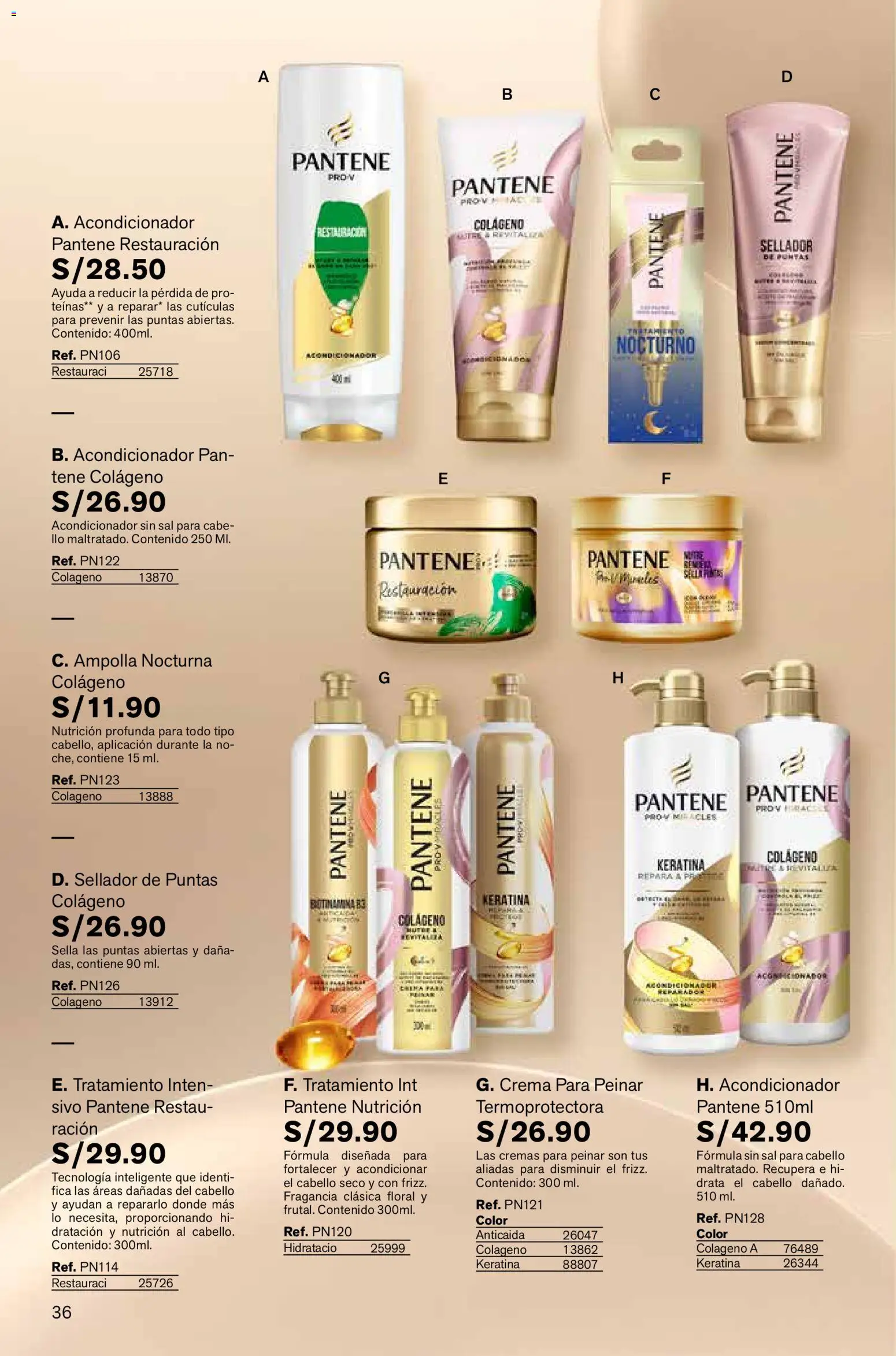 Catálogo Leonisa válido desde 06.03.2026 | Página: 36 | Productos: Acondicionador, Pan, Crema, Fragancia