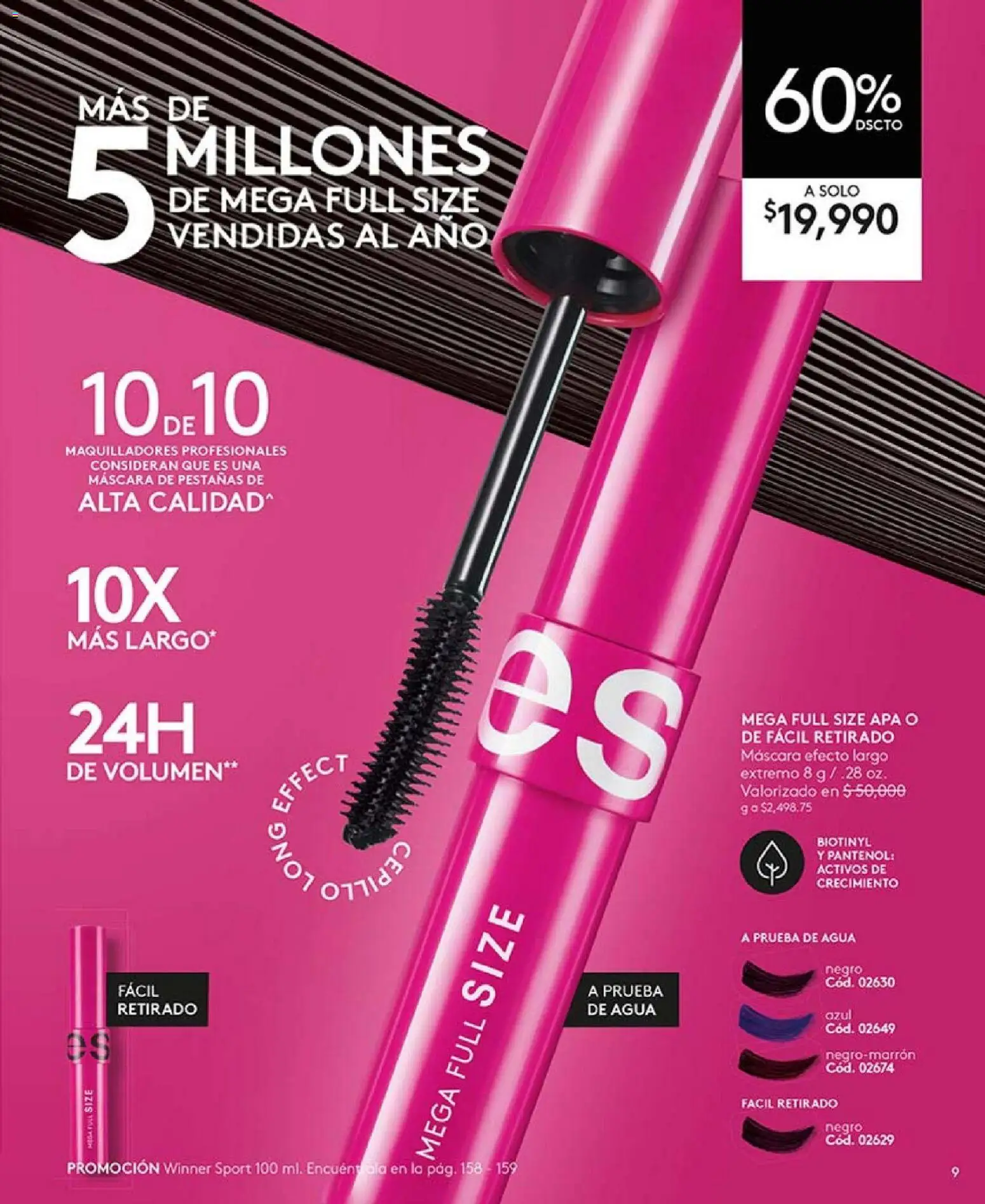 Ésika revista - valida desde el 01.02.2026 | Página: 9 | Productos: Agua, Máscara