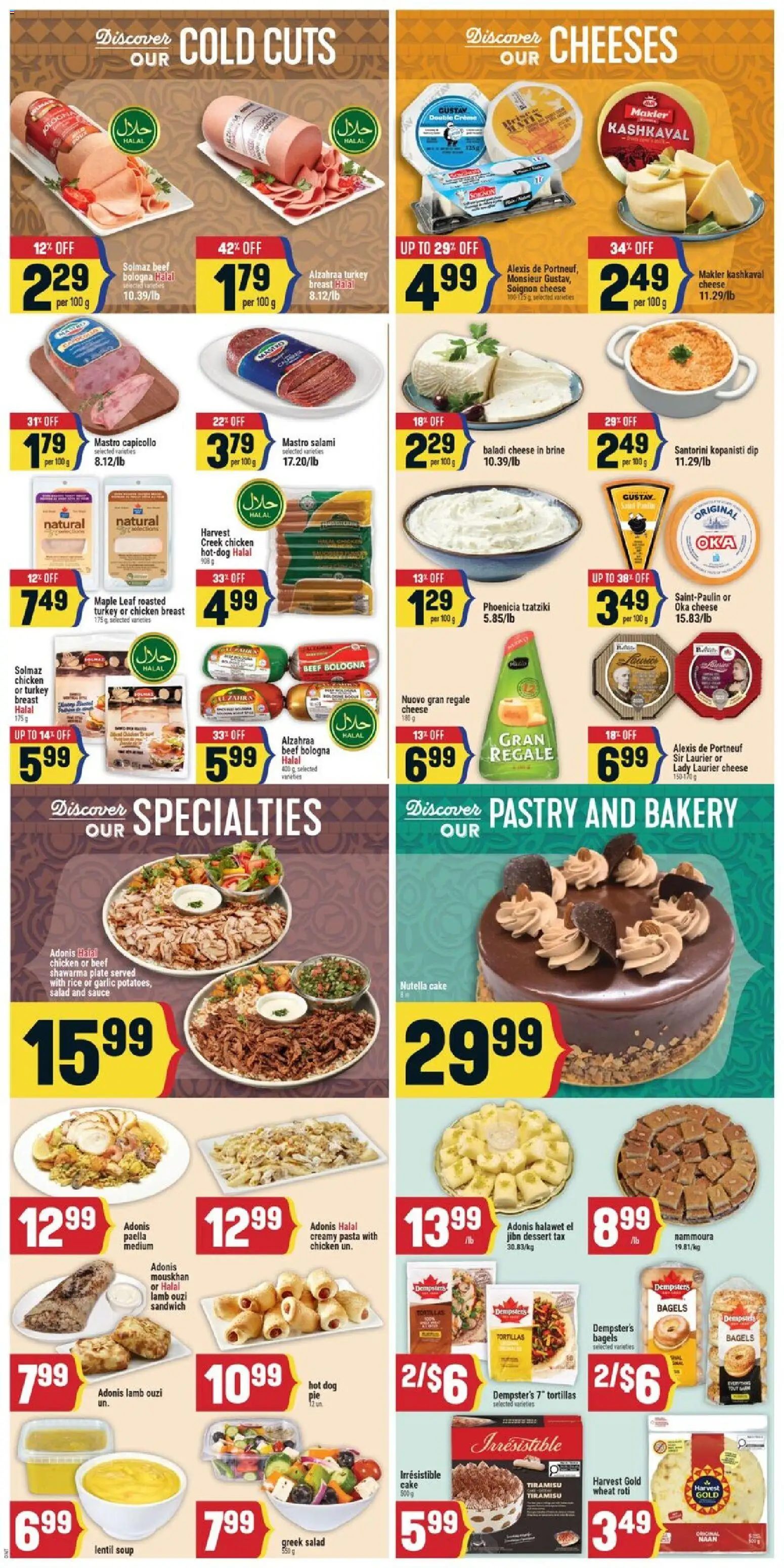 Adonis flyer valid from 05.02.2026 | Page: 6 | Products: Rice, Pasta, Salad, Turkey