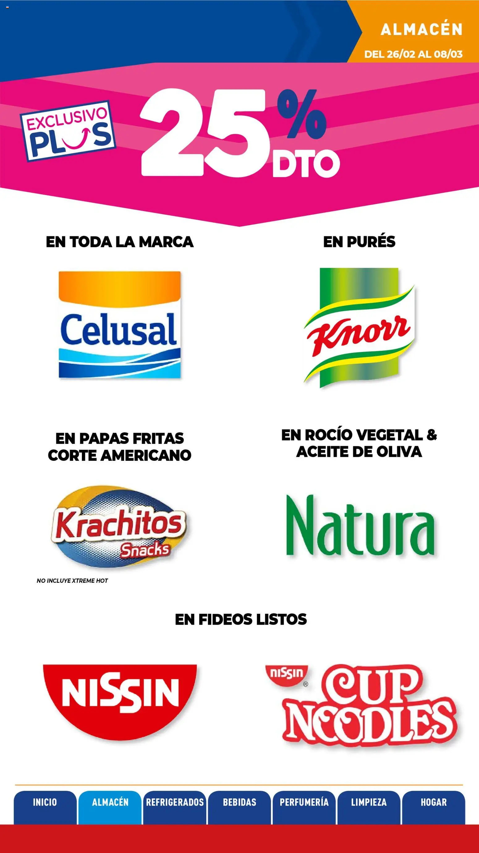 La Anonima catálogo │ válido desde el 26.02.2026 | Página: 14 | Productos: Aceite, Oliva, Fideos, Papas fritas