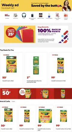 Preview of Staples weekly ads valid from 24.08.2025