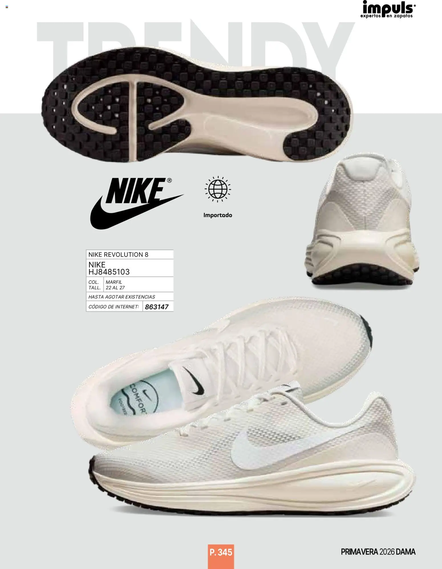 Nuevas ofertas de Impuls válidas en toda la República Mexicana desde el 01.01.2026. ¡Encuentra las mejores ofertas en Impuls catálogo Primavera! | Página: 347 | Productos: Zapatos