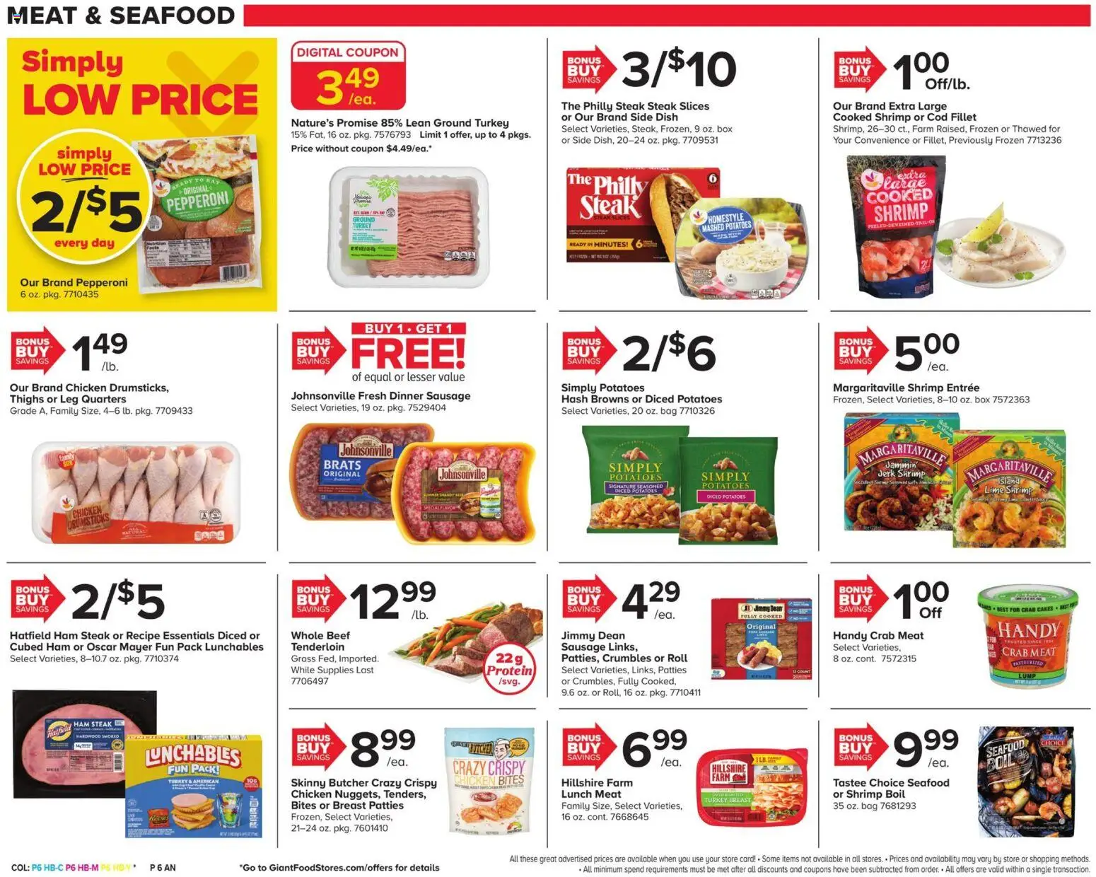 Giant Weekly Ad - valid from 17.04.2026 | Page: 11 | Products: Beef, Potatoes, Seafood, Lime