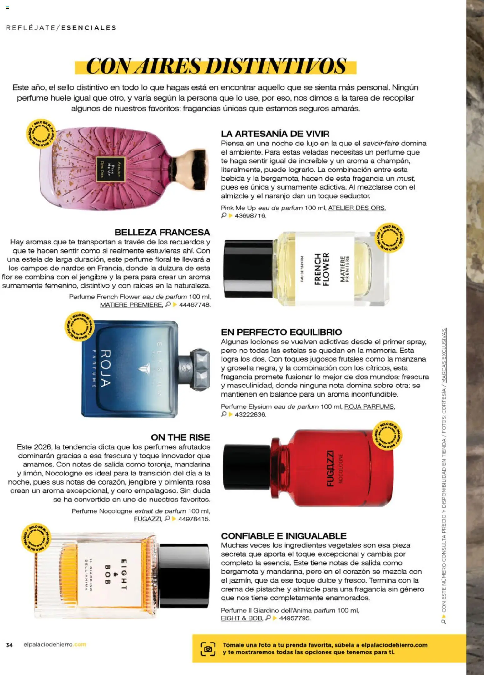 Nuevas ofertas de Palacio De Hierro válidas en toda la República Mexicana desde el 01.03.2026. ¡Encuentra las mejores ofertas en Palacio De Hierro catálogo! | Página: 36 | Productos: Manzana, Perfume, Fragancia, Sobre