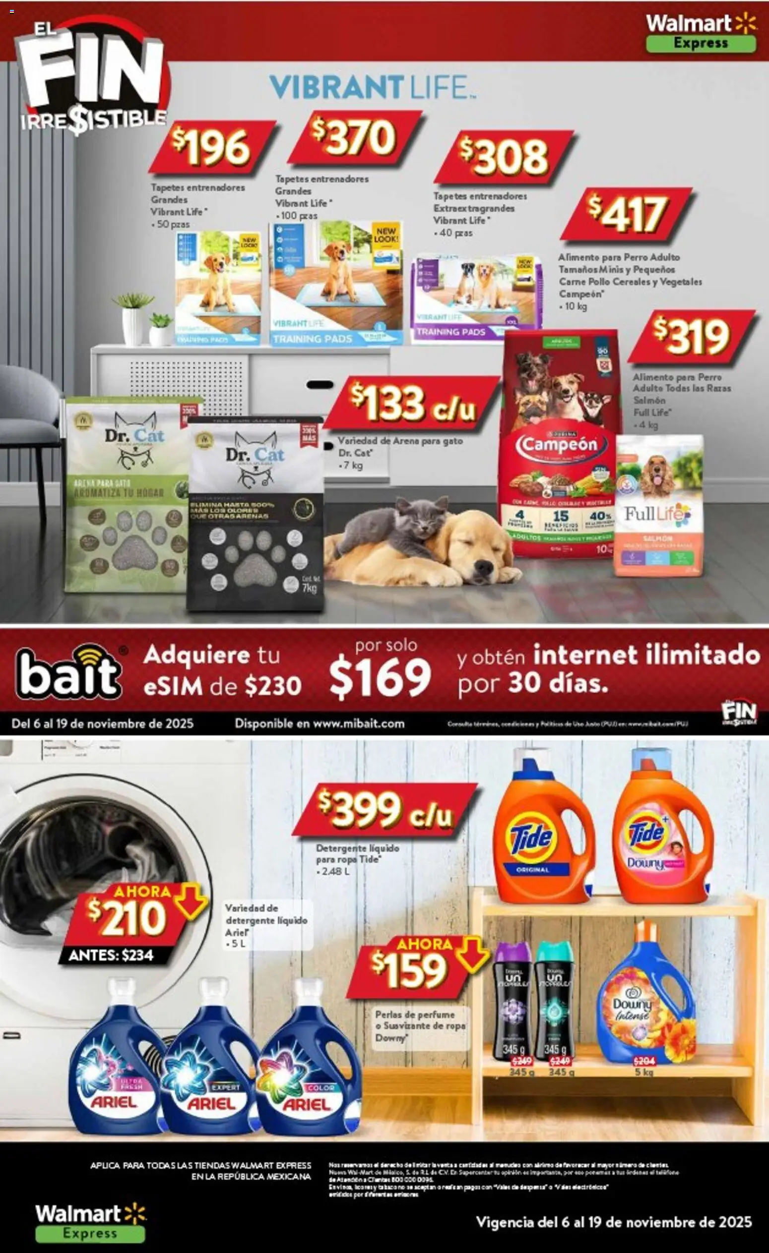 Nuevas ofertas de Walmart Express válidas en toda la República Mexicana desde el 06.11.2025. ¡Encuentra las mejores ofertas en Walmart Express Buen Fin ! | Página: 11 | Productos: Cereales, DVD, Ropa, Perfume