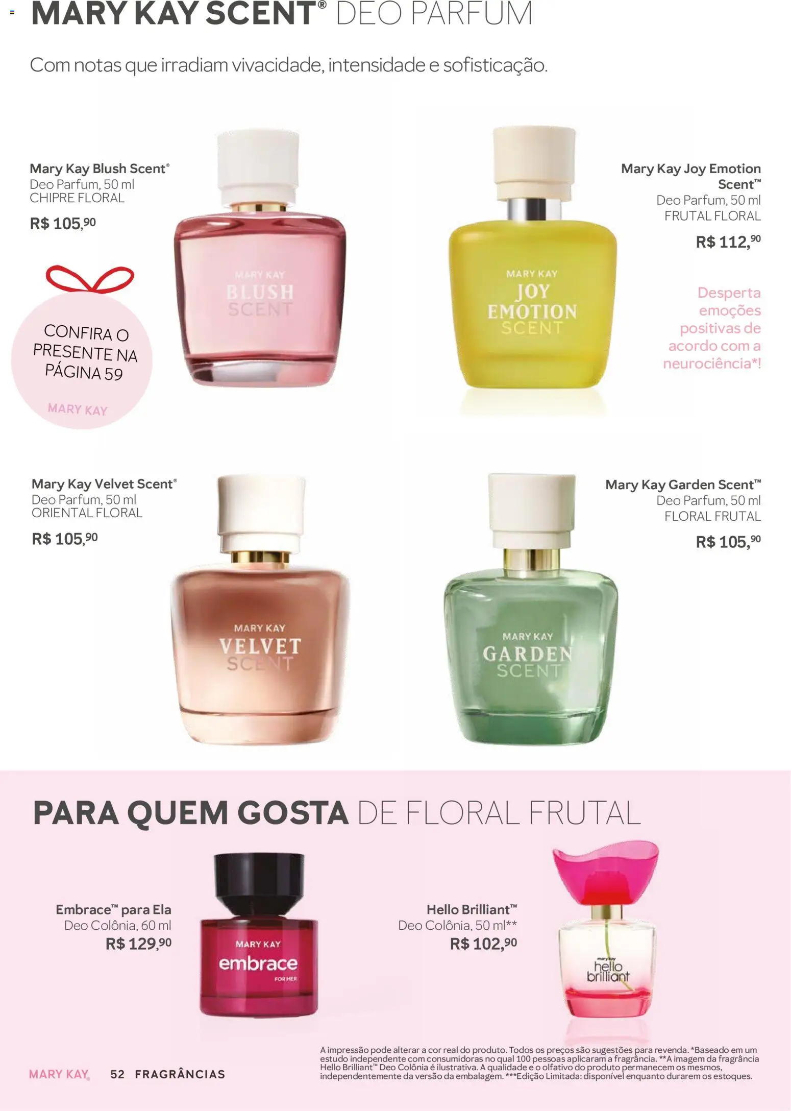 Mary Kay Folheto - válido de 01.11.2025 | Página: 52 | Produtos: Fragrância, Blush