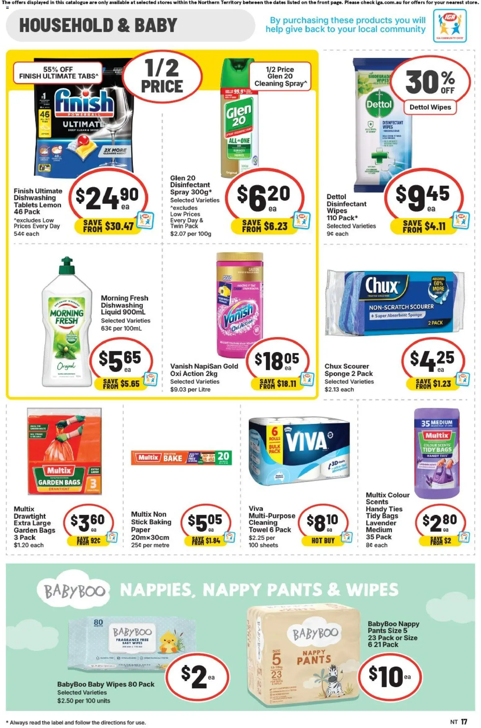 IGA catalogue - valid from 28.01.2026 | Page: 13 | Products: Household, Fragrance, Lemon, Tablets