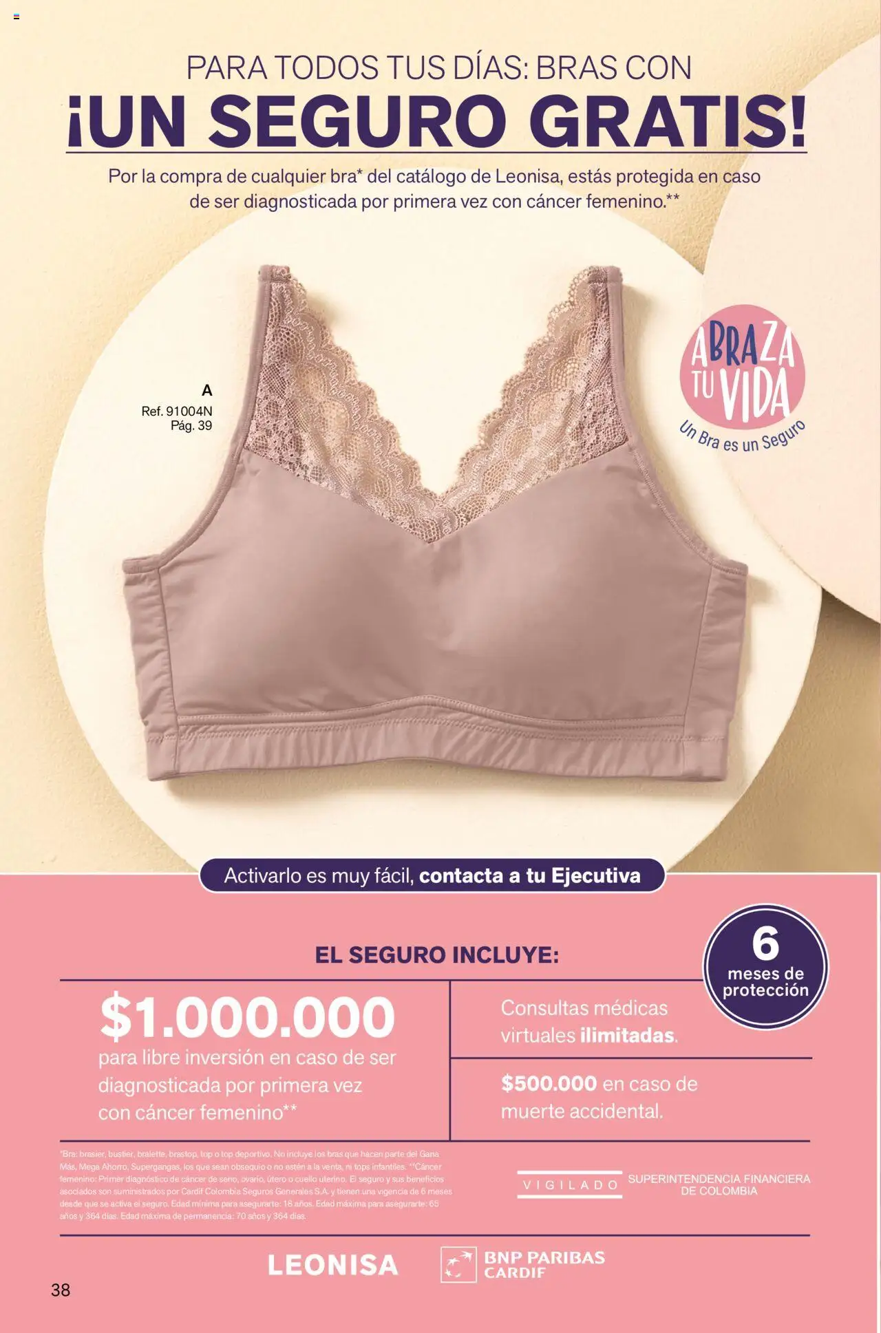 Leonisa revista - valida desde el 01.10.2025 | Página: 38 | Productos: Caso, Top, Cuello