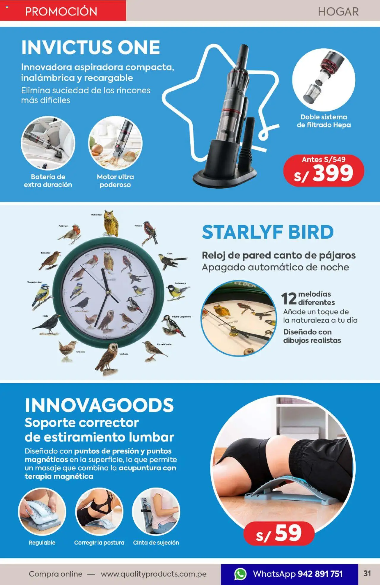 Catálogo Quality Products válido desde 01.07.2025 | Página: 31 | Productos: Batería, Reloj, Aspiradora, Corrector