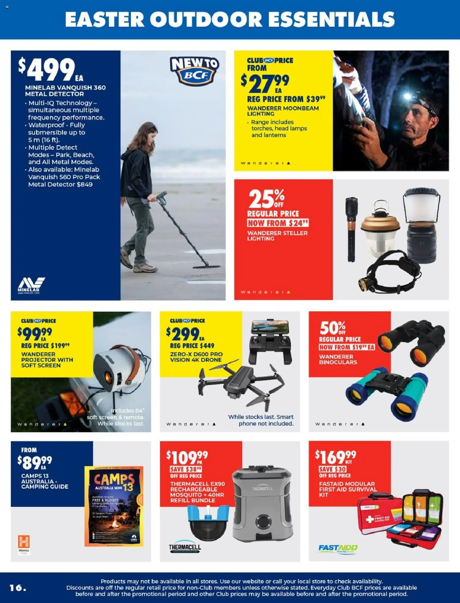 BCF catalogue - valid from 17.03.2026 | Page: 16 | Products: Lanterns, Phone, Projector, Screen