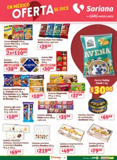 Vista previa de Soriana - Preciazazaso Súper: BCS, Jal, Nay, Sin, Son, nuevo folleto de la tienda, válido en México a partir del 30.01.2026 | Página: 25 | Productos: Avena, Mantequilla, Nuez, Galletas