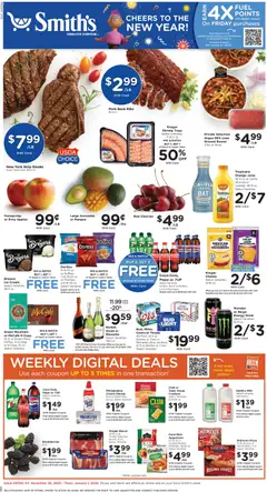 Preview of Smith's weekly ads valid from 26.12.2025