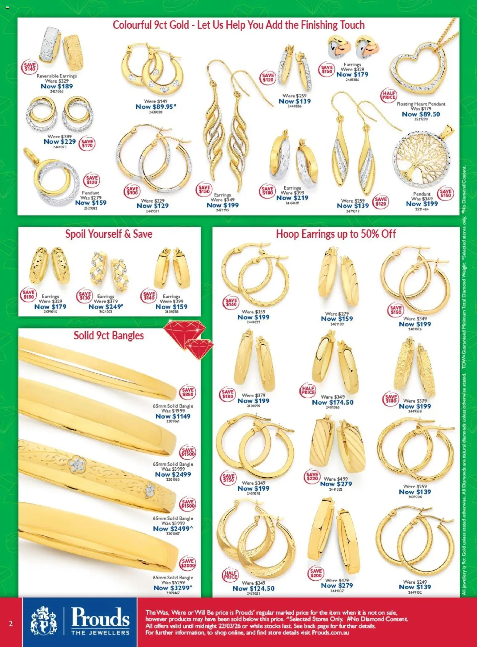 Prouds The Jewellers catalogue - valid from 16.02.2026 | Page: 2 | Products: Diamond, Earrings, Jewellery, Pendant