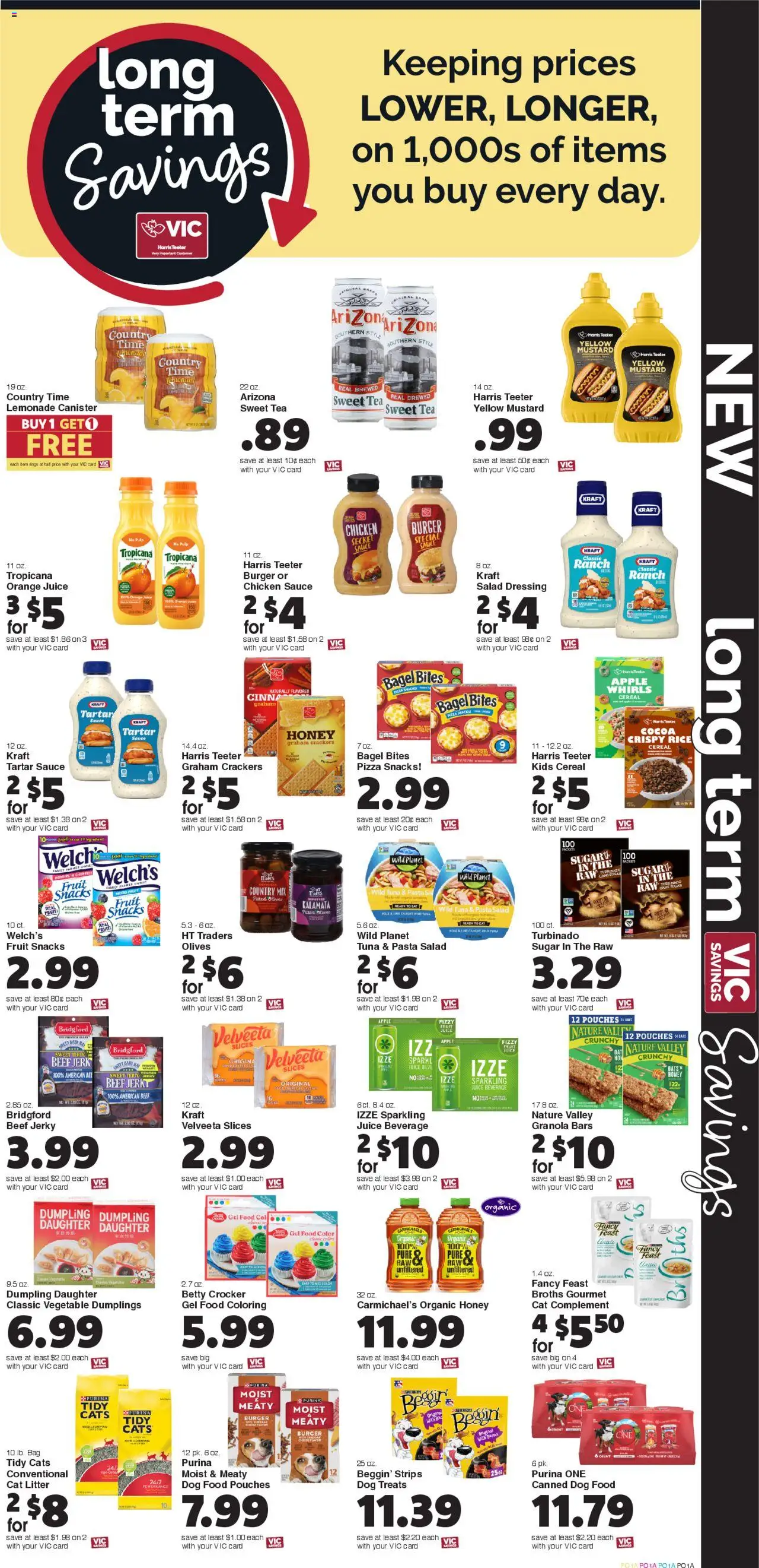 Harris Teeter Weekly Ad - SC - valid from 30.07.2025 | Page: 6 | Products: Dog Treats, Cat Litter, Rice, Tv
