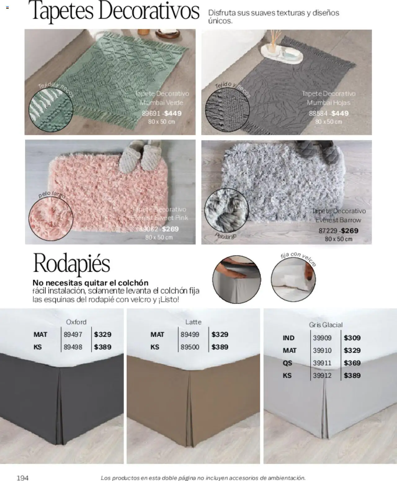 Nuevas ofertas de Vianney válidas en toda la República Mexicana desde el 07.03.2025. ¡Encuentra las mejores ofertas en Vianney catálogo Primavera! | Página: 198 | Productos: Colchón, Tapete