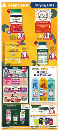 Preview of Jean Coutu - Natural Products Booklet from shop Jean Coutu valid from 25.09.2025