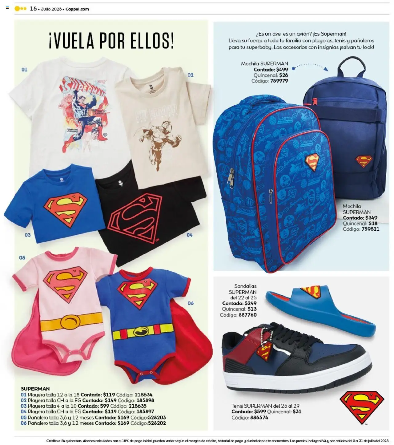 Nuevas ofertas de Coppel válidas en toda la República Mexicana desde el 05.07.2025. ¡Encuentra las mejores ofertas en Coppel catálogo Rebajas! | Página: 16 | Productos: Tenis, Playera, Sandalias, Té