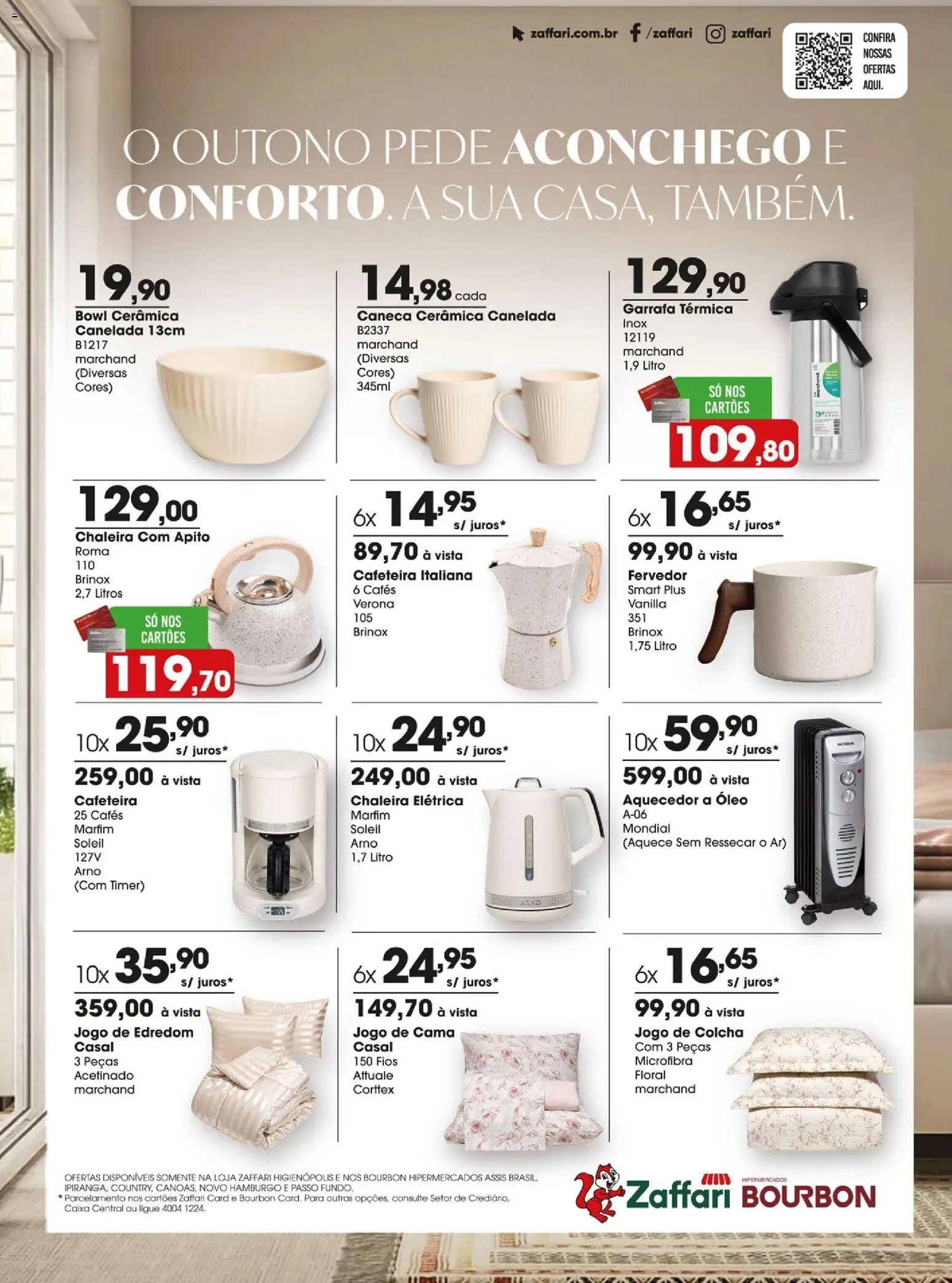 Zaffari Folheto - válido de 02.04.2026 | Página: 16 | Produtos: Chaleira, Apito, Colcha, Cama