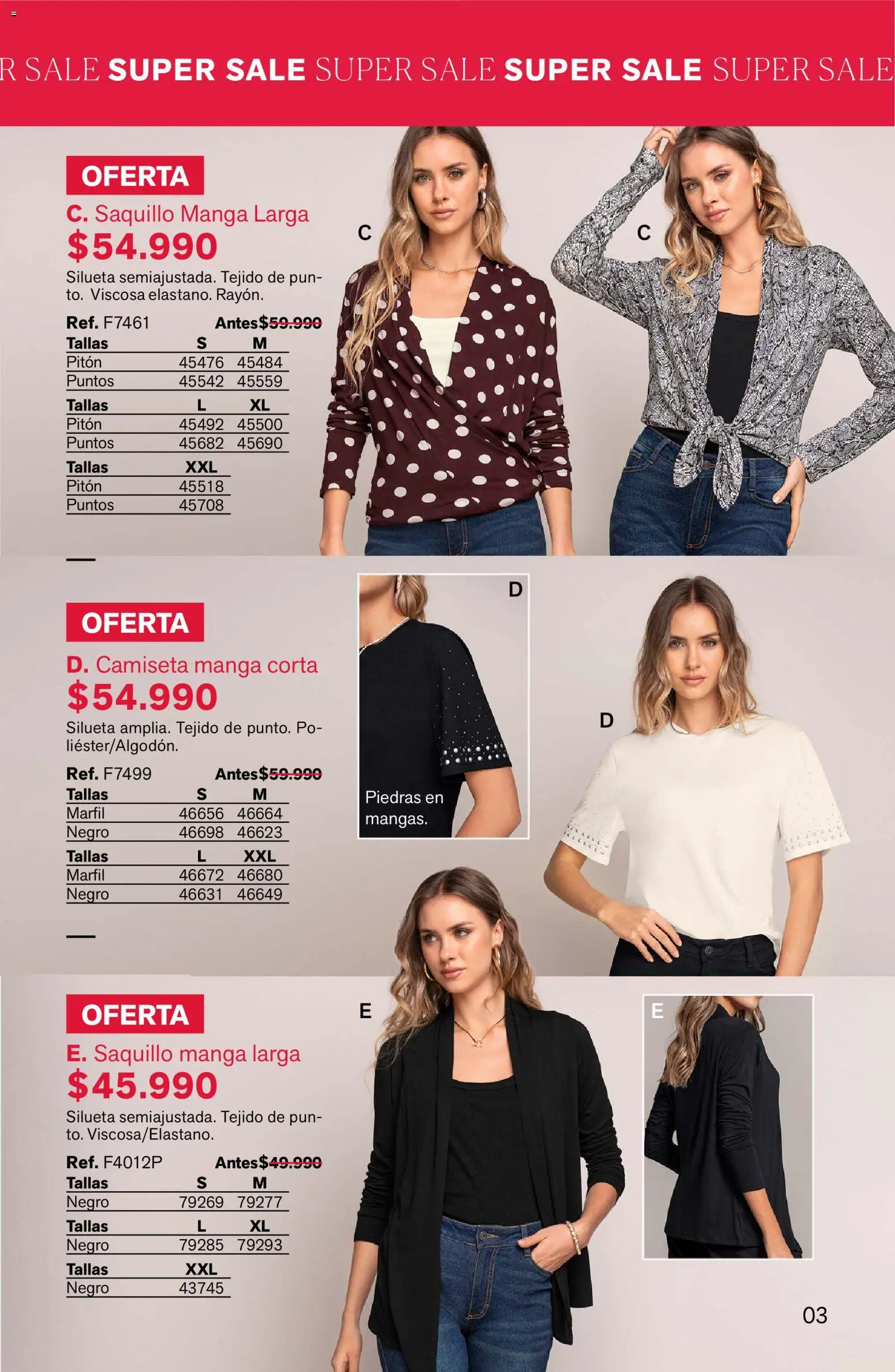 Leonisa revista - valida desde el 24.02.2026 | Página: 3 | Productos: Camiseta
